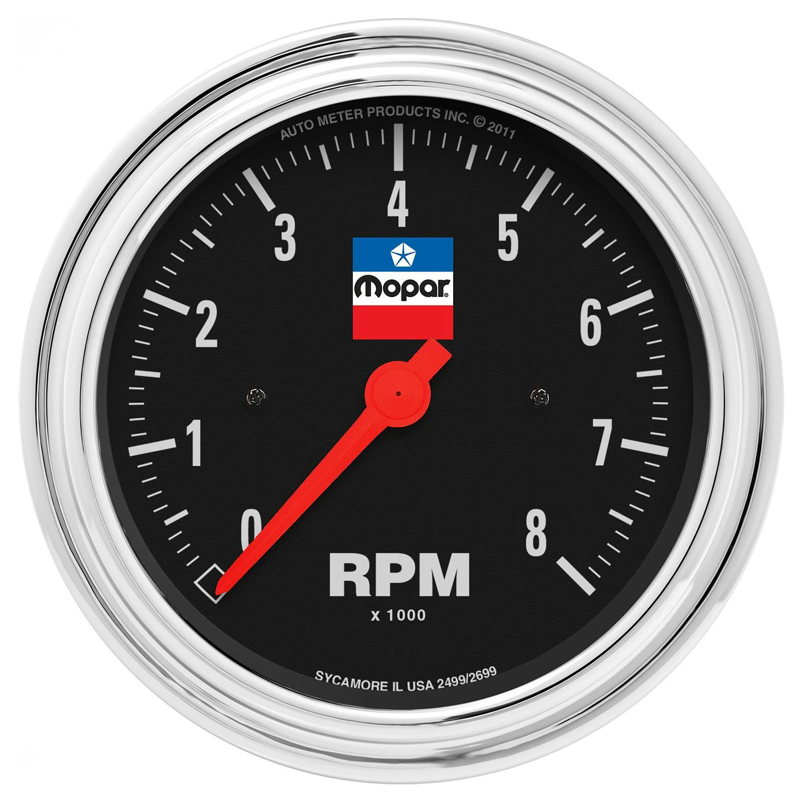 AutoMeter 880790 Speedo Gauge 3-3/8 Inch, 160 MPH, Elec., Mopar