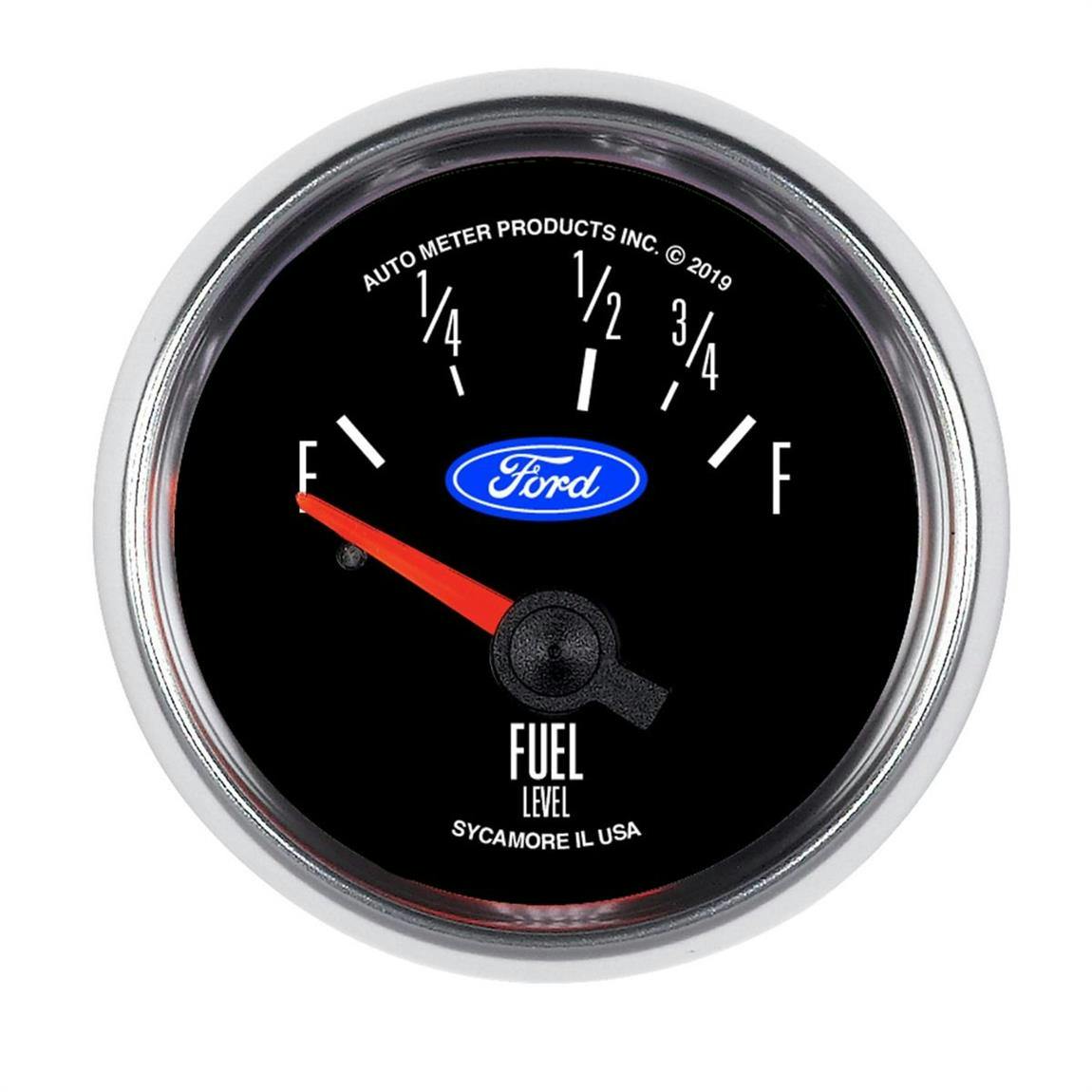 AutoMeter 880820 Ford 2-1/16 Inch Fuel Level Gauge, 73-10 Ohms