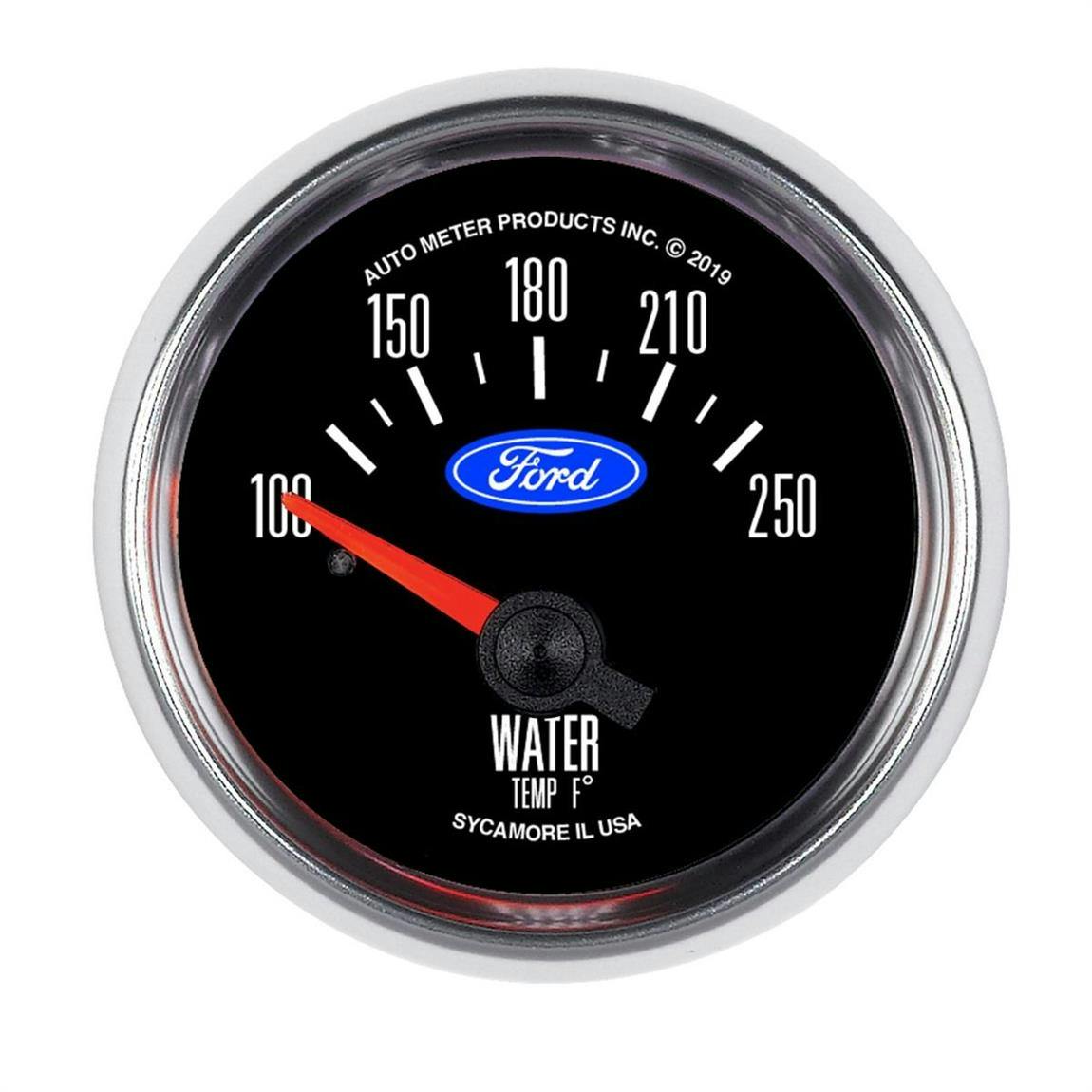AutoMeter 880822 Ford 2-1/16 Inch Water Temp Gauge, 100-250 Deg F
