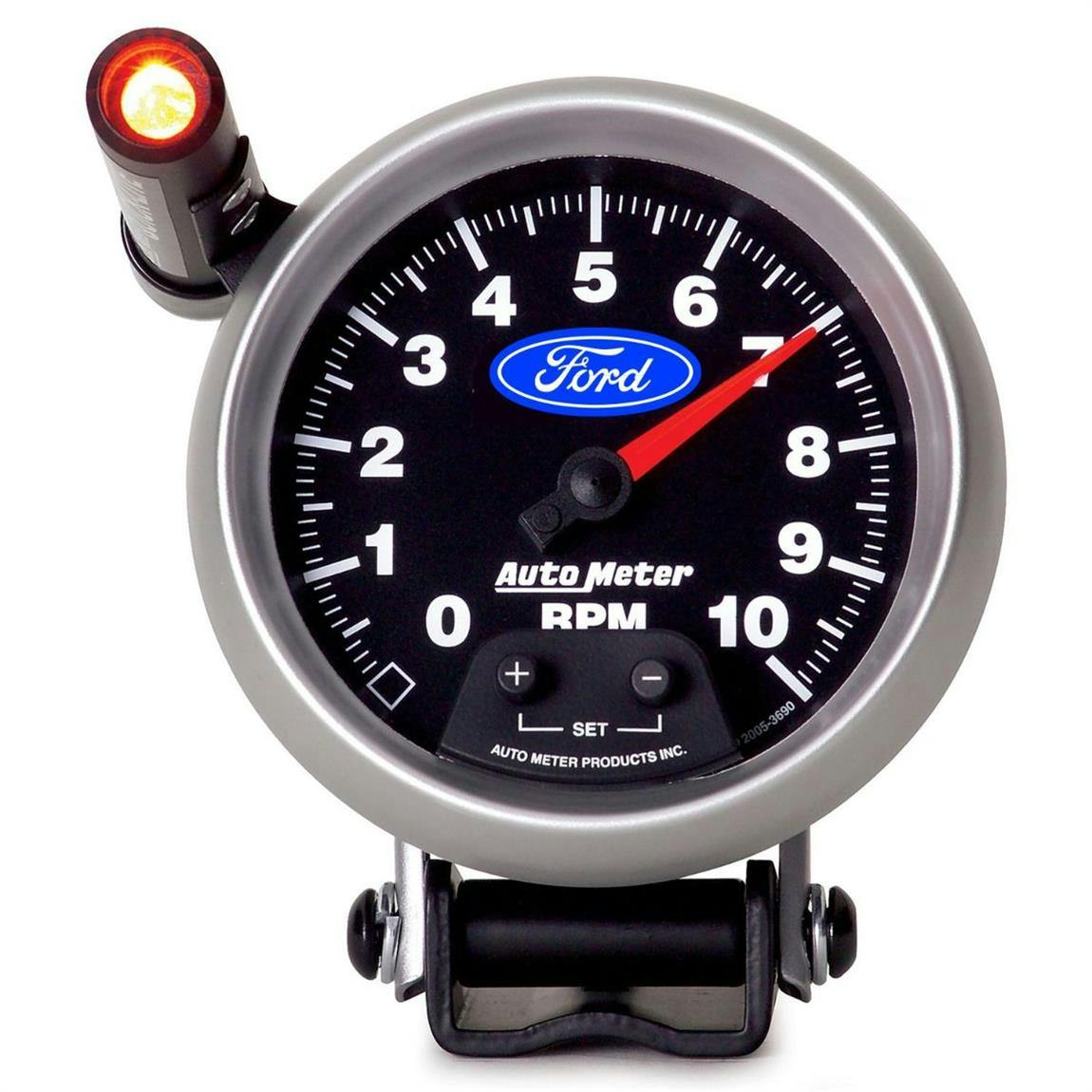 AutoMeter 880825 Ford 3-3/4 Inch Pedestal Tachometer, 0-10k RPM