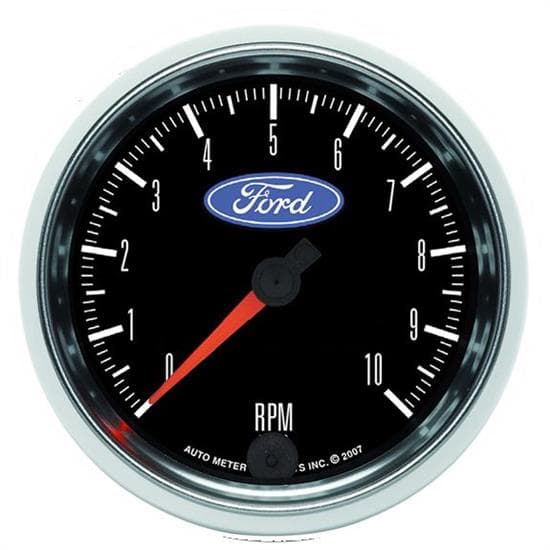 AutoMeter 880826 Ford 3-3/8 Inch In-Dash Tachometer, 0-10k RPM