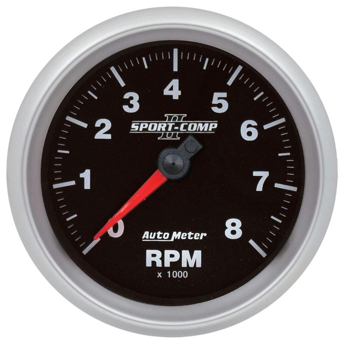AutoMeter 880829 3-3/8 Inch Tachometer, FiTech/Sport-Comp II