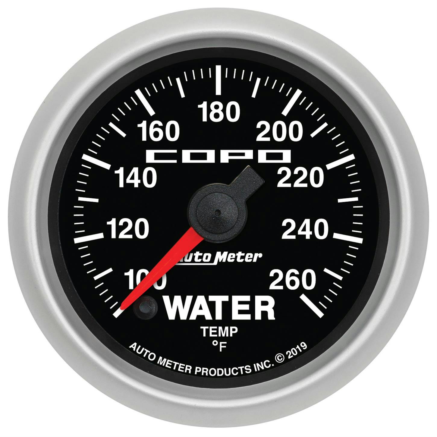 AutoMeter 880875 COPO Water Temp Gauge 100-260 Deg F, 2-1/16 Inch