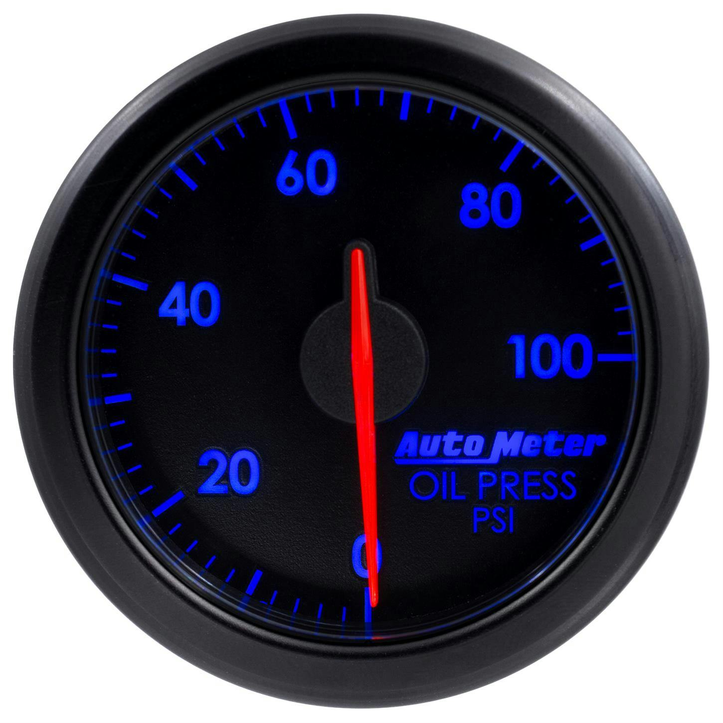 AutoMeter 9152-T Oil Pressure Gauge 2-1/16 Inch, 0-100 PSI, Black