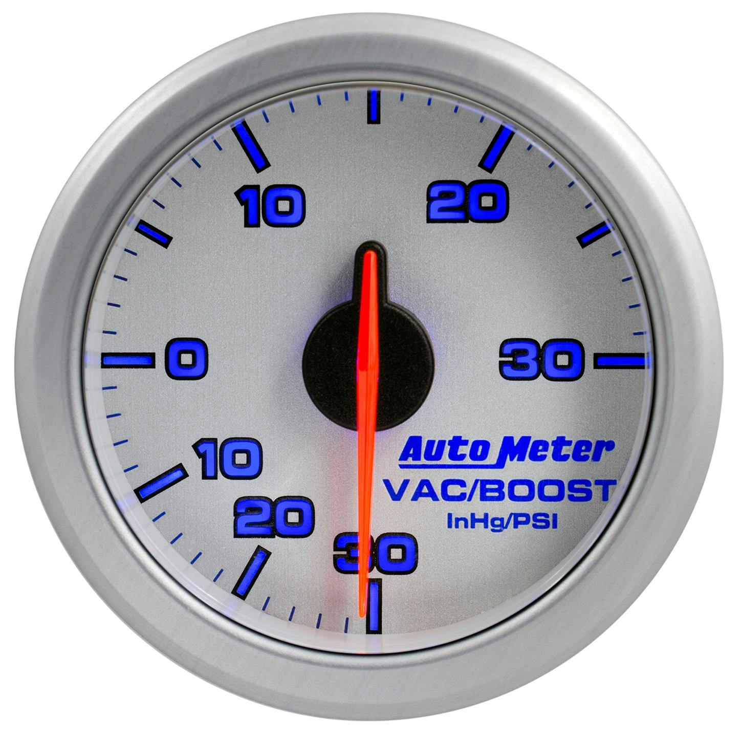 AutoMeter 9159-UL 2-1/16 Inch Boost/Vac, Airdrive, Silver