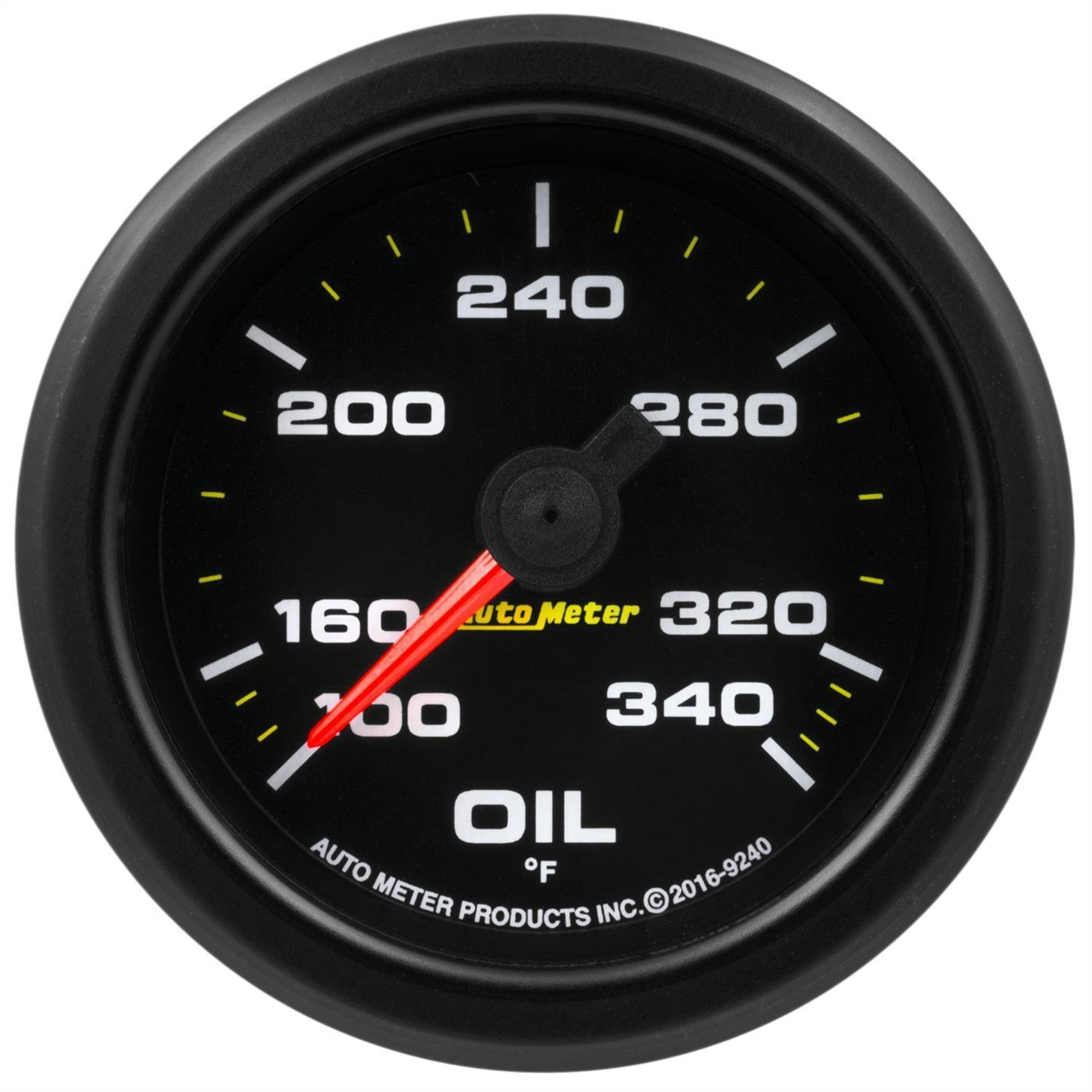 AutoMeter 9240 Oil Temp Gauge, 2 1/16 Inch, 340 Deg.