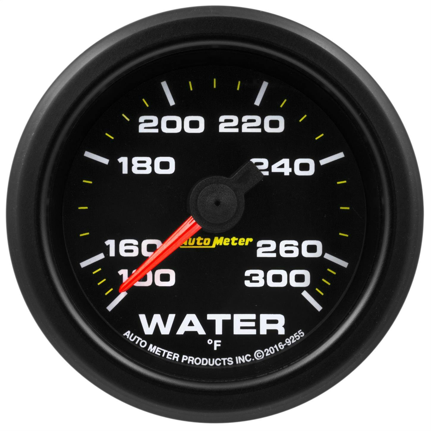 AutoMeter 9255 Extreme Water Temp Gauge, 2-1/16,100-300 Deg.,Flat