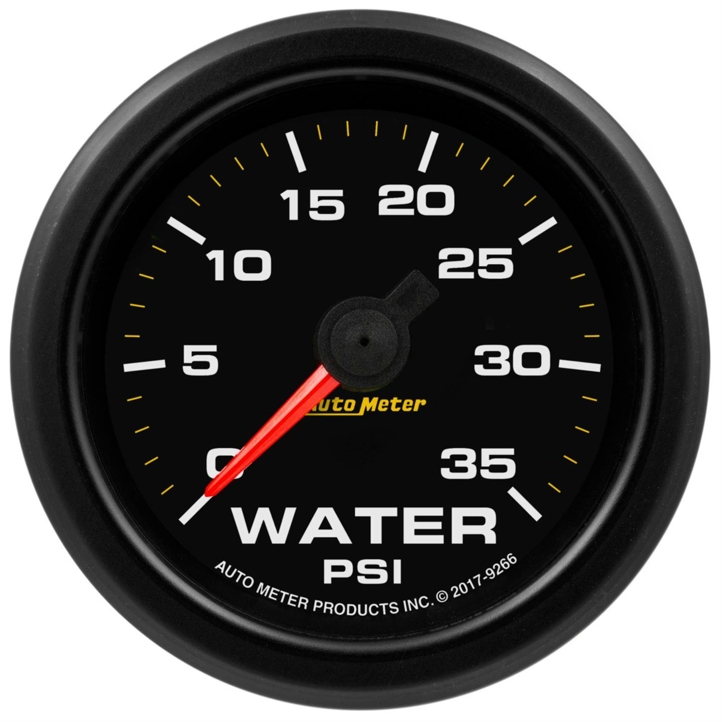AutoMeter 9266 Water Pressure Gauge, 2 1/16 Inch, 35PSI, Extreme