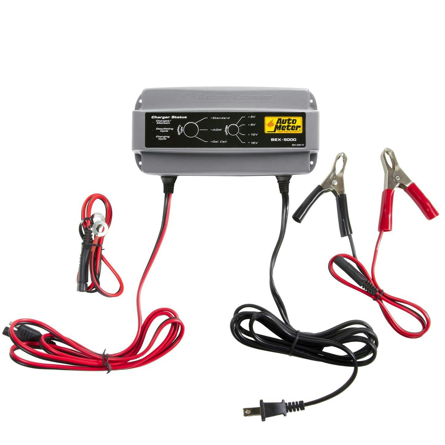 AutoMeter BEX-5000 Battery Extender, 6/8/12/16 Volt, 5 Amp