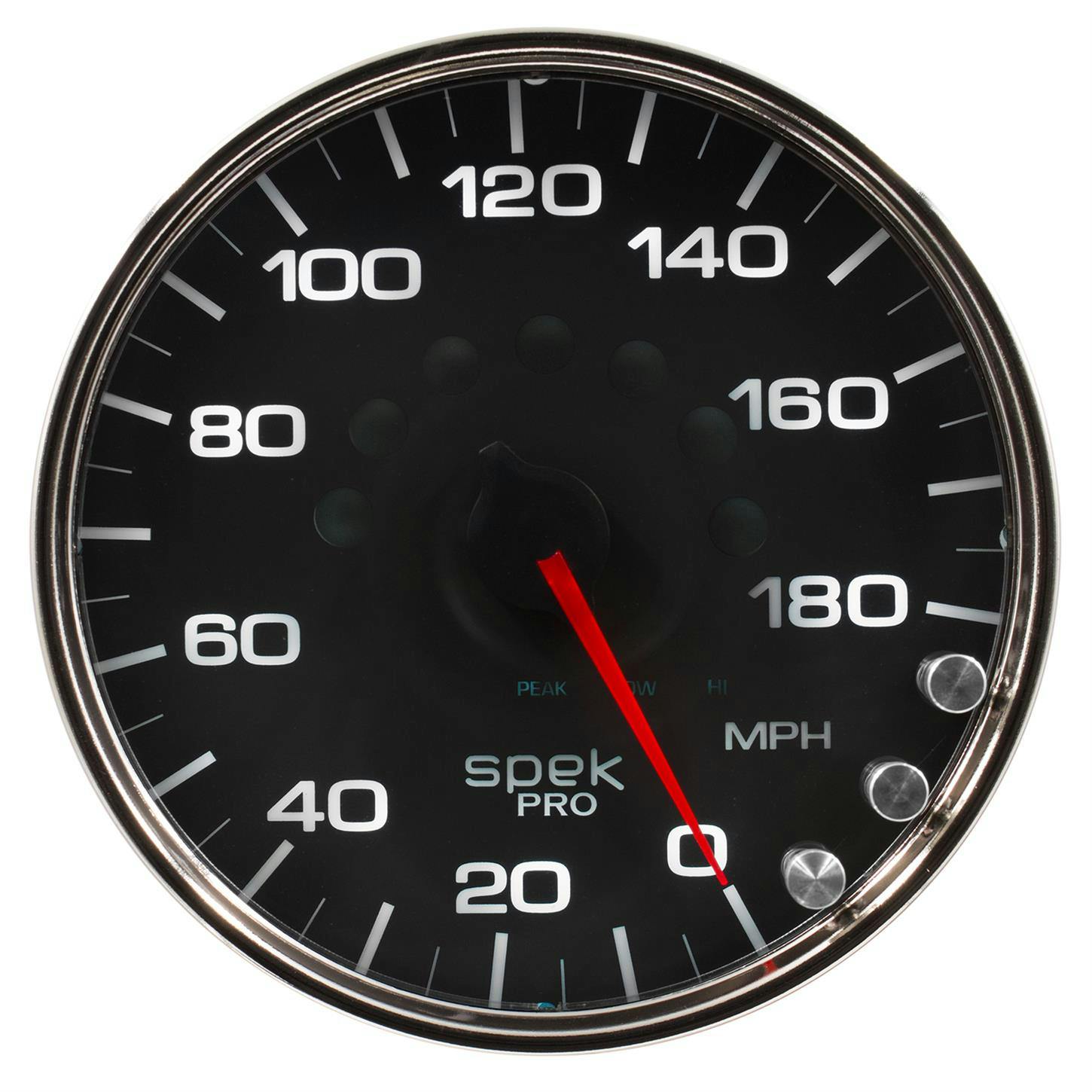 AutoMeter P23031 Spek-Pro Speedometer, 5, 0-180 MPH, Domed Lens