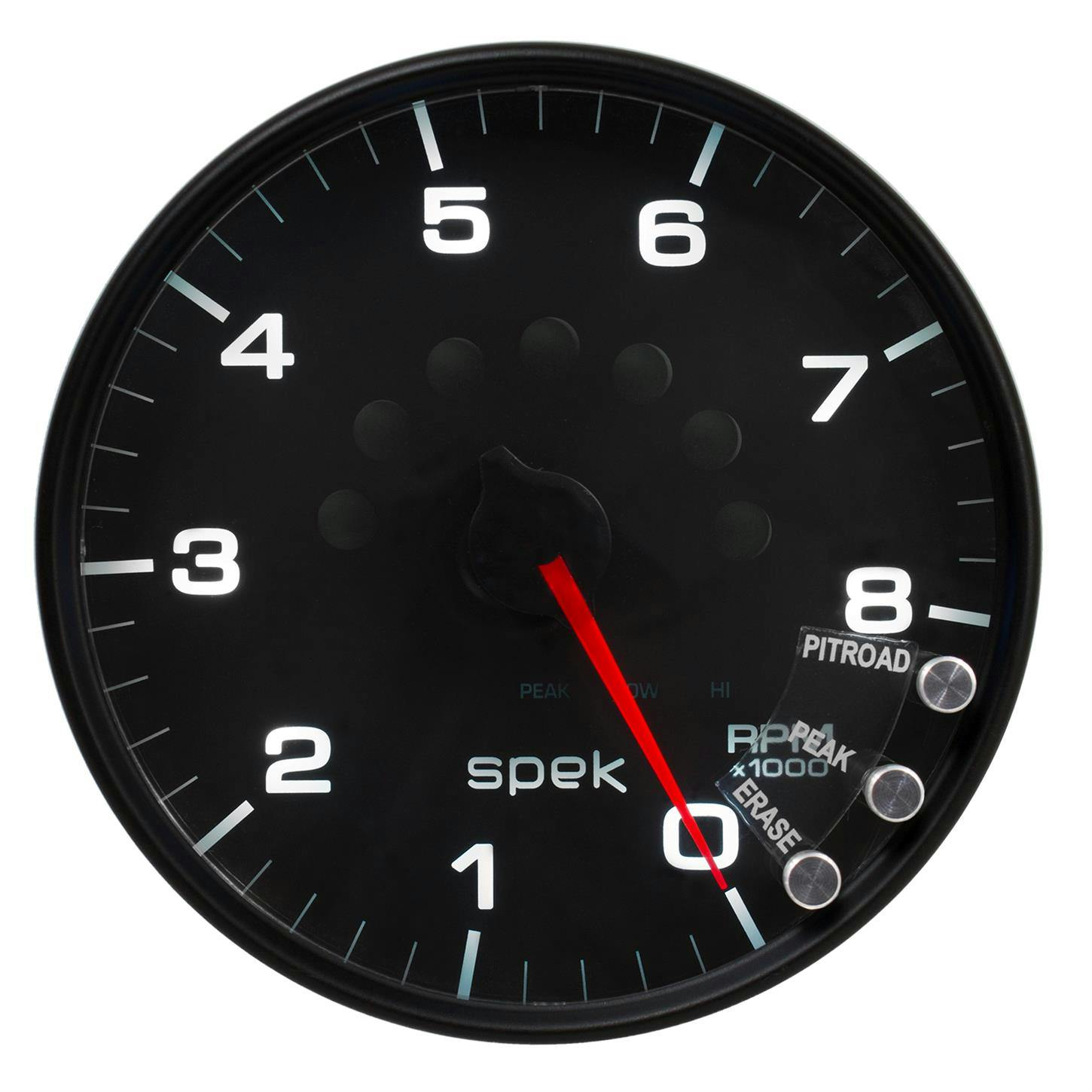 AutoMeter P23832 Spek-Pro Tachometer, 5, 0-8,000 RPM, Domed Lens