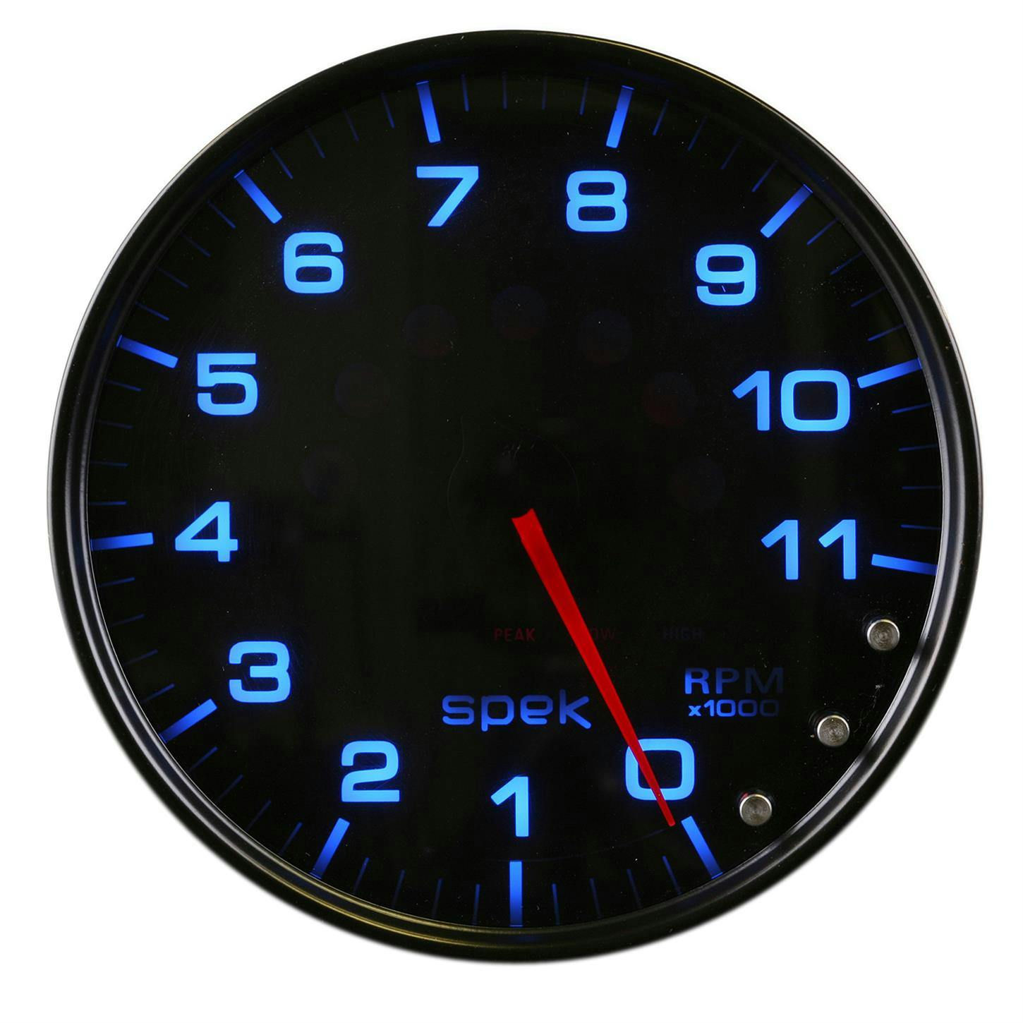 AutoMeter P23952 Tach Gauge, 5 Inch, 11K RPM, Black/Smoke/Blk