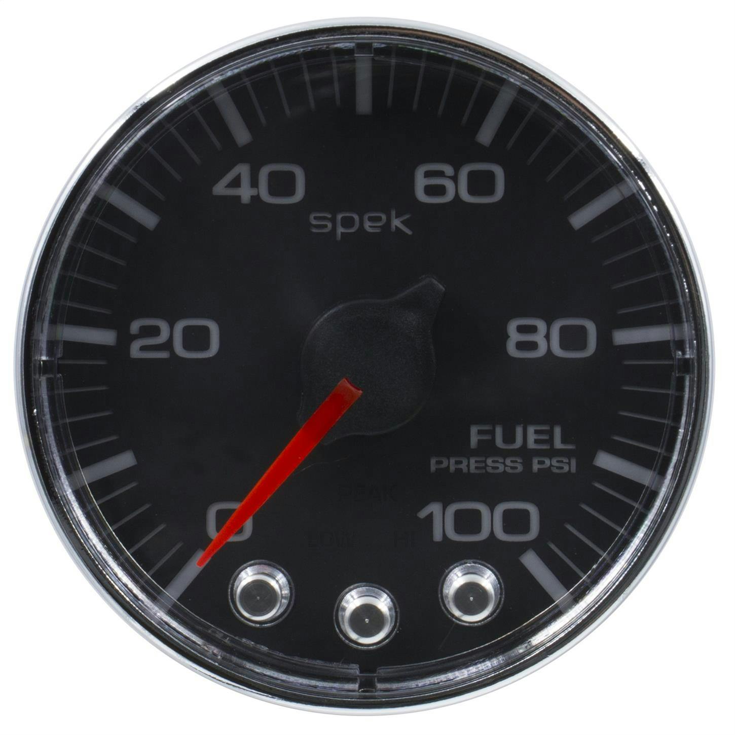 AutoMeter P314318 Fuel Pressure Gauge, 2 1/16 Inch, 100PSI, Black