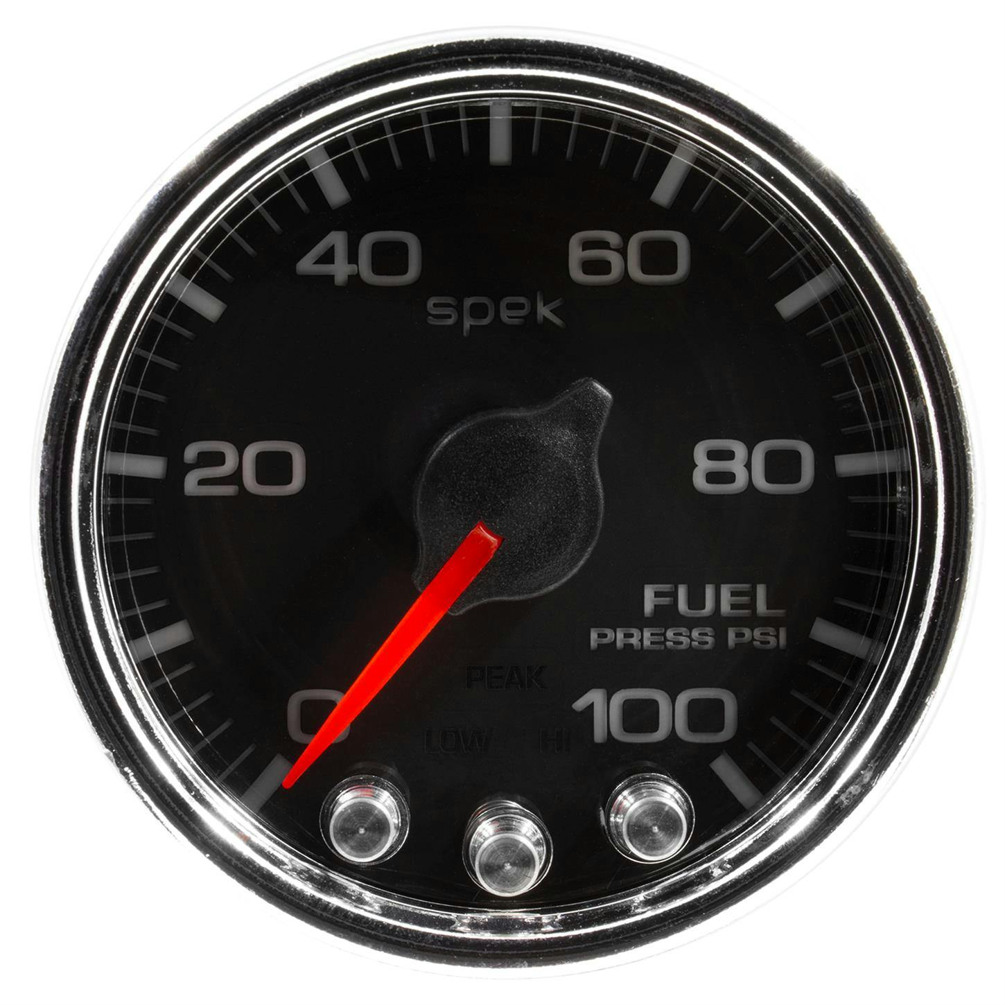 AutoMeter P31431 Fuel Pressure Gauge, 2 1/16 Inch, 100PSI, Black