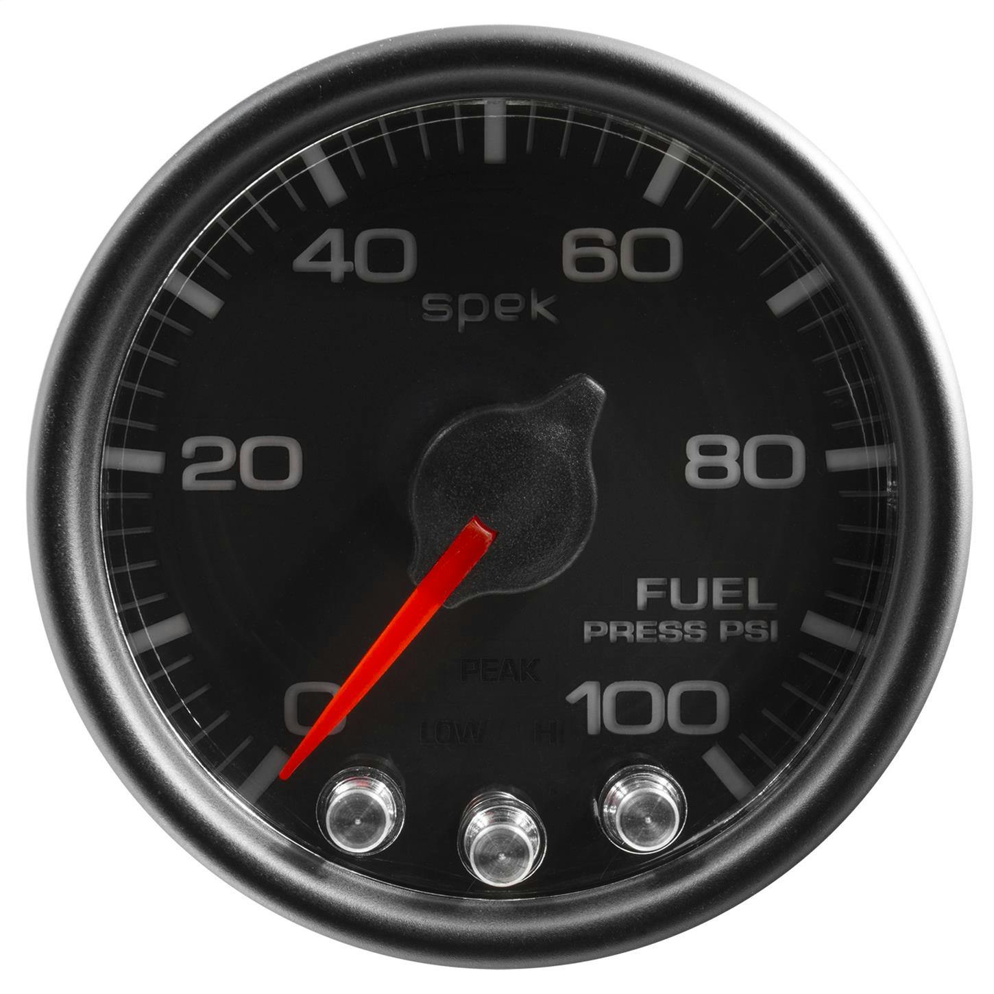AutoMeter P31432 Fuel Pressure Gauge, 2 1/16 Inch, 100PSI, Black
