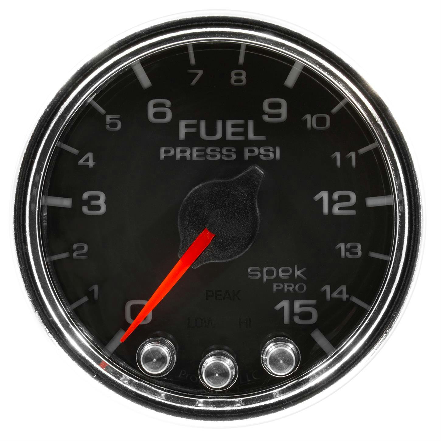 AutoMeter P31531 Fuel Pressure Gauge, 2 1/16 Inch, 15PSI, Black