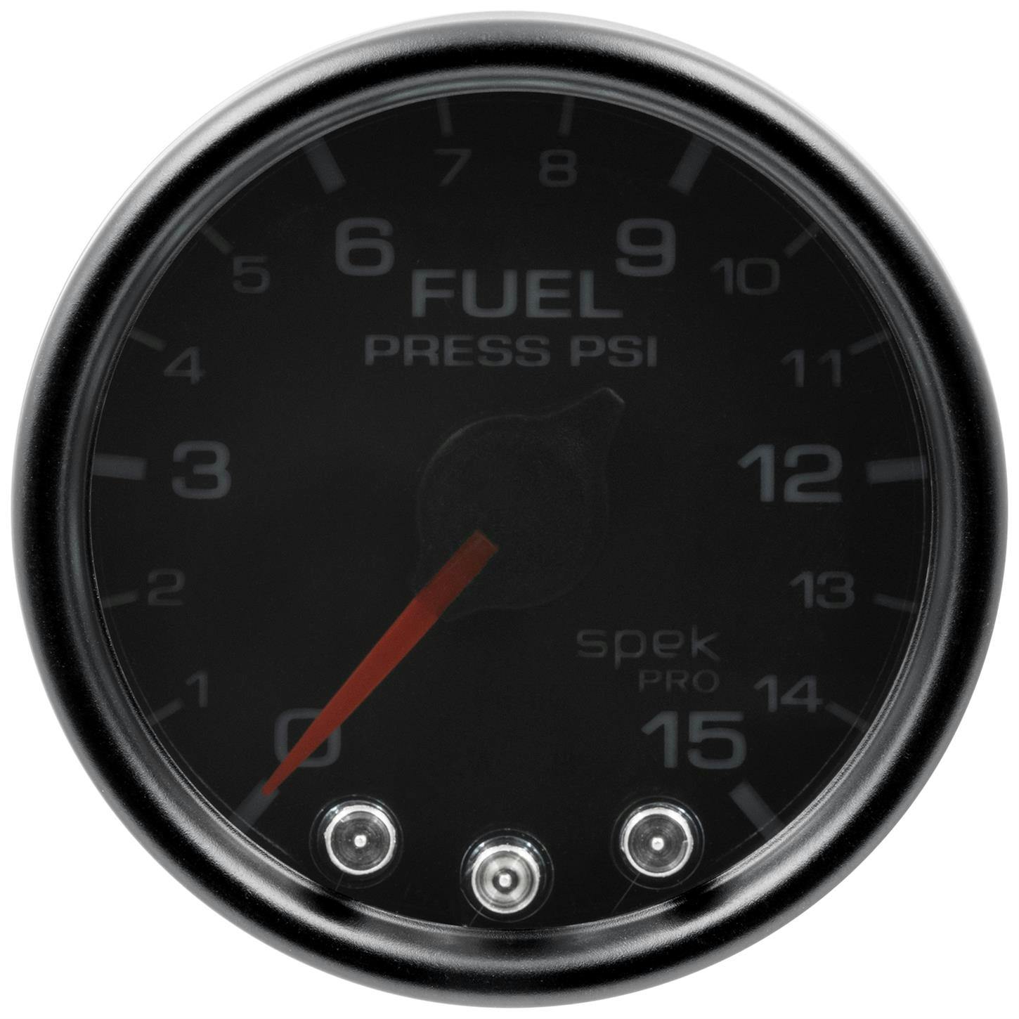 AutoMeter P31552 Fuel Pressure Gauge, 2 1/16 Inch, 15PSI, Black