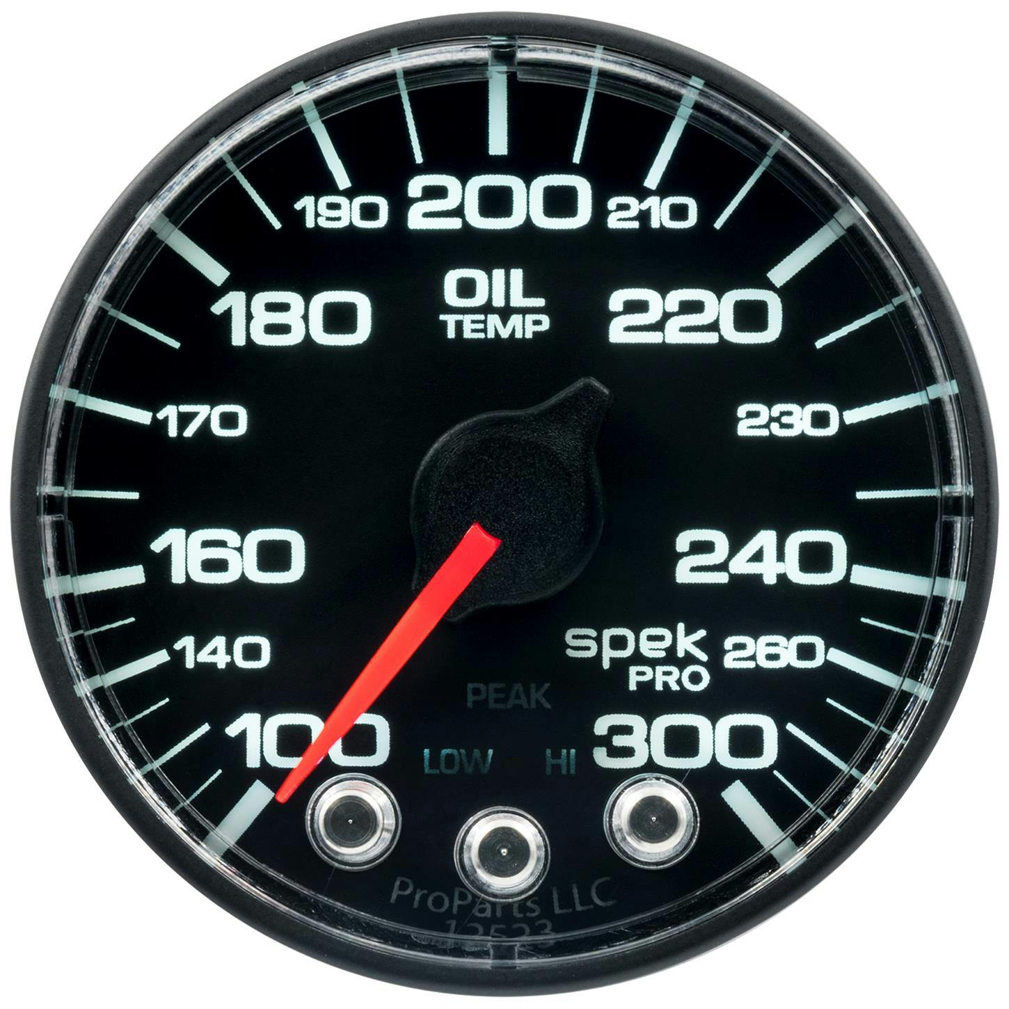 AutoMeter P322328 Spek-Pro Digital Stepper Motor Oil Temp Gauge