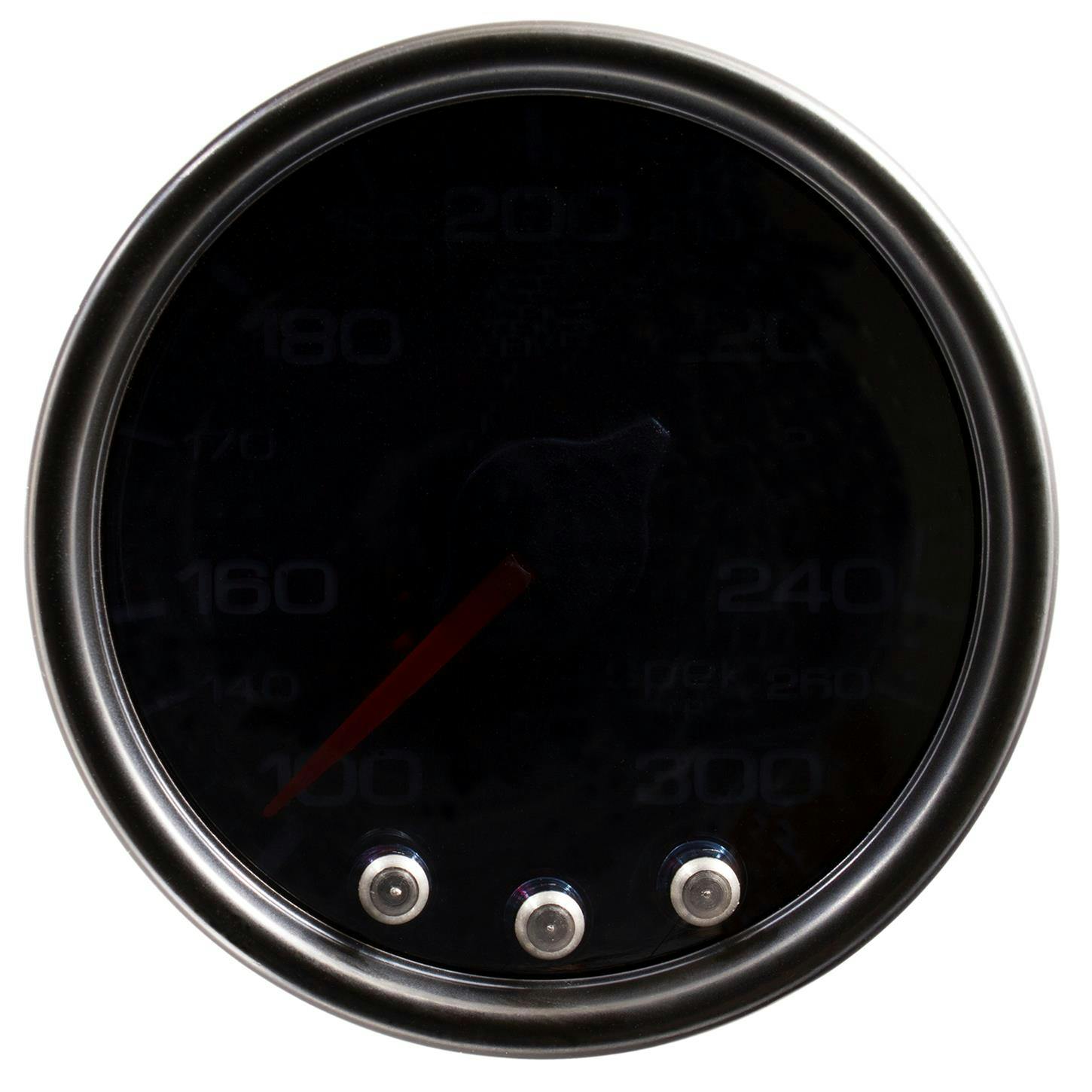 AutoMeter P32252 Oil Temp Gauge, 2 1/16 Inch, 300 Deg., Blk/Smke