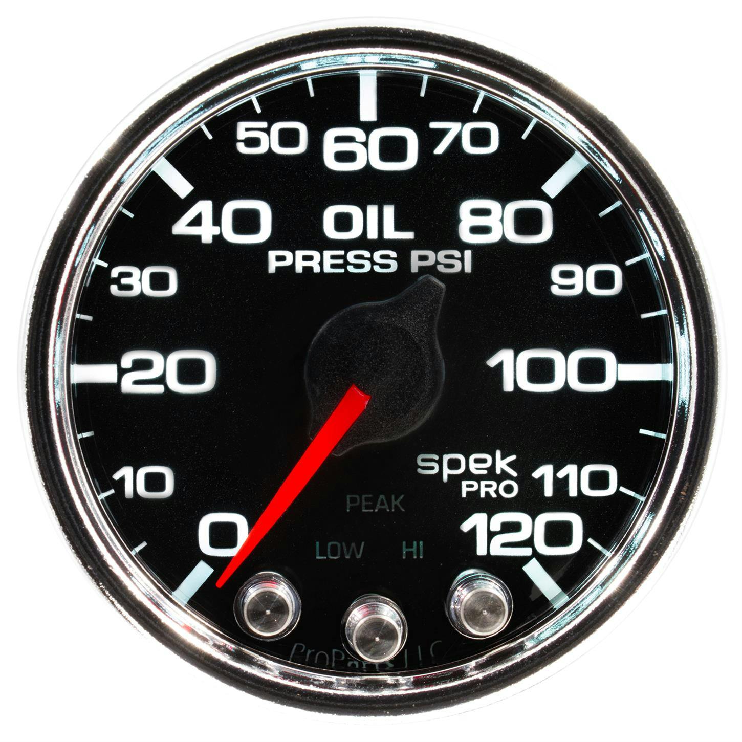 AutoMeter P32531 Spek-Pro Oil Press. Gauge,2-1/16,0-120 PSI,Domed
