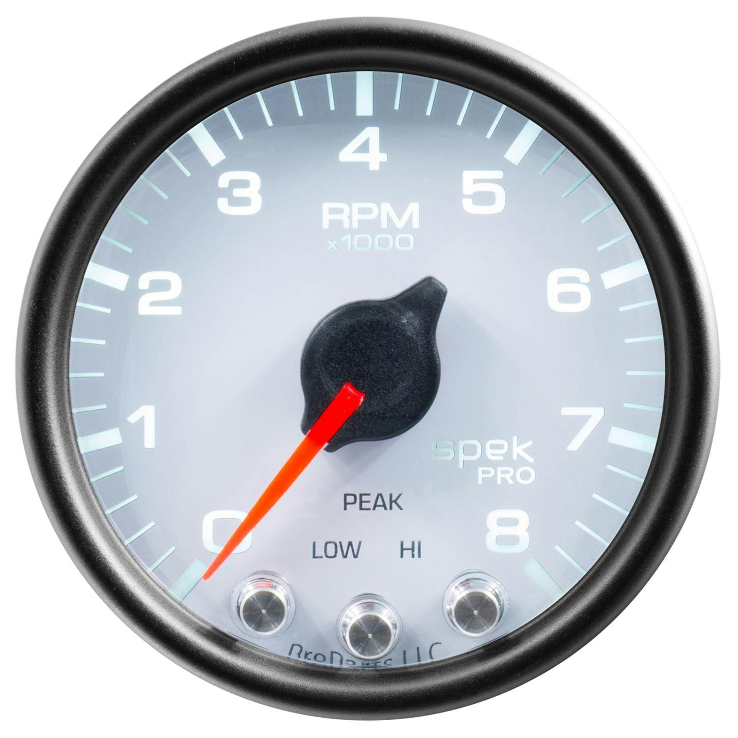 AutoMeter P33412 Spek-Pro Tachometer,2-1/16,0-8,000 RPM,Domed