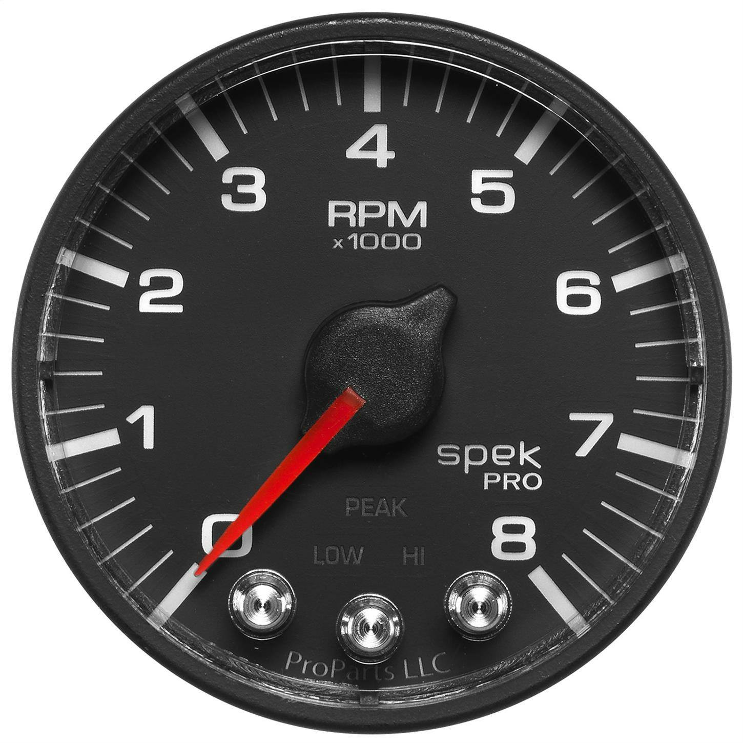 AutoMeter P334328 Tach Gauge, 2 1/16 Inch, 8K RPM, Blk/Blk