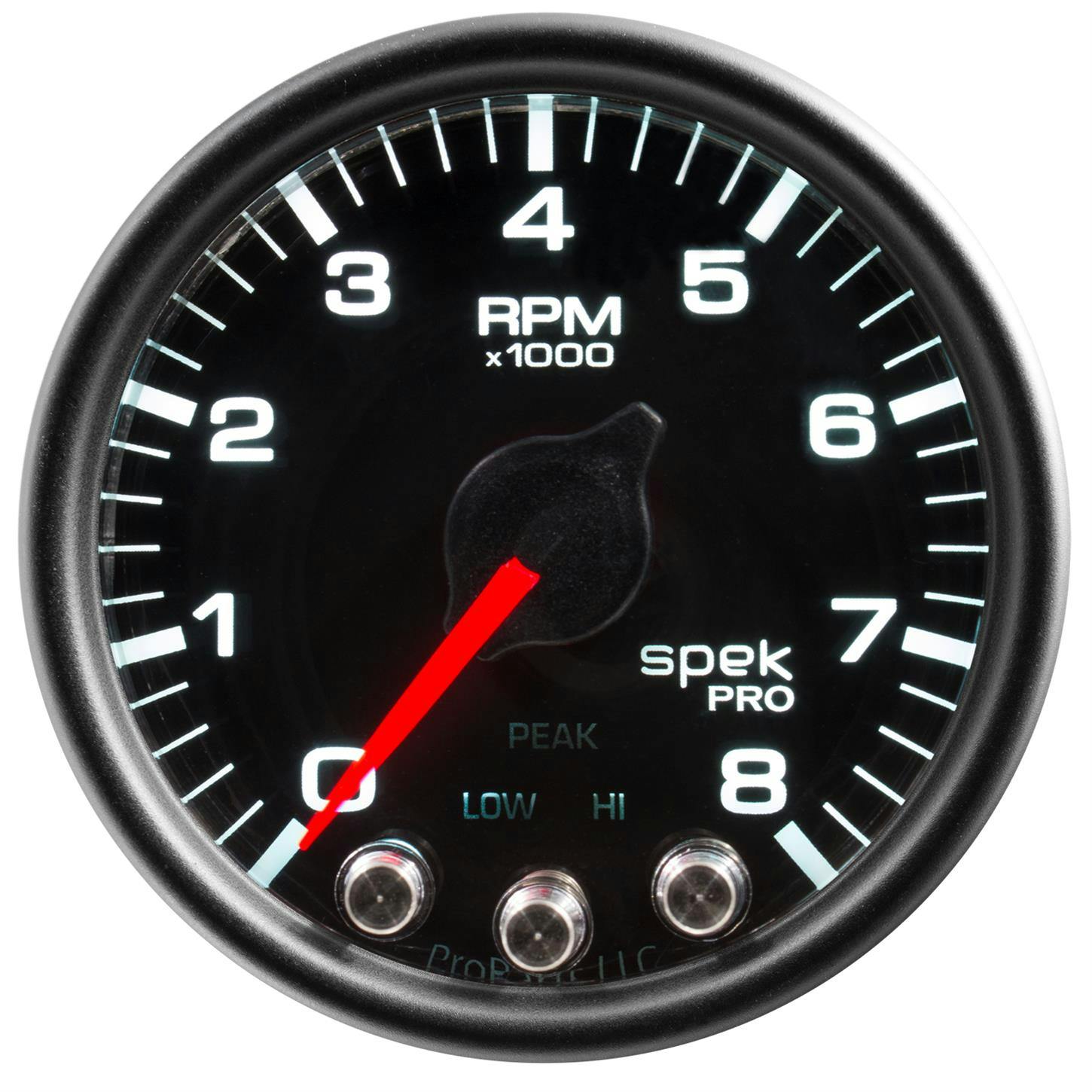 AutoMeter P33432 Spek-Pro Tachometer,2-1/16,0-8,000 RPM,Domed