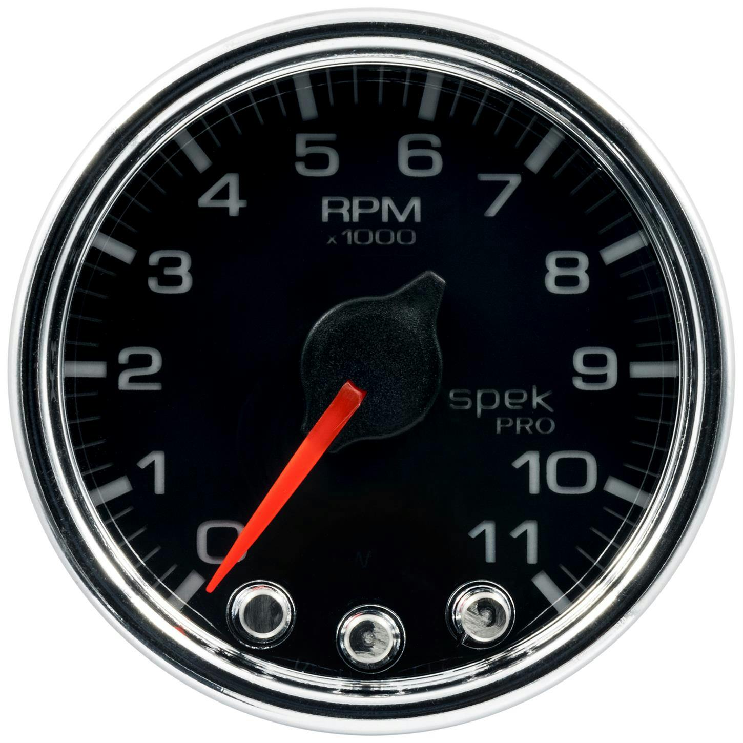 AutoMeter P33631 Tach Gauge, 2 1/16 Inch, 11K RPM, Blk/Chrm
