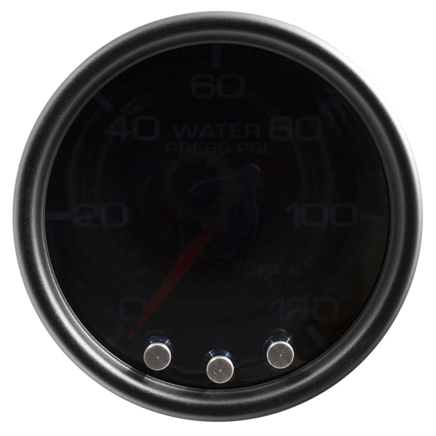 AutoMeter P34552 Water Pressure Gauge, 2 1/16 Inch, 120PSI, Black