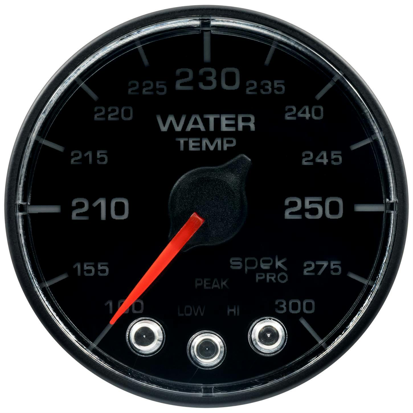 AutoMeter P546328-N2 Spek-Pro Water Temp Gauge,2-1/16,100-300