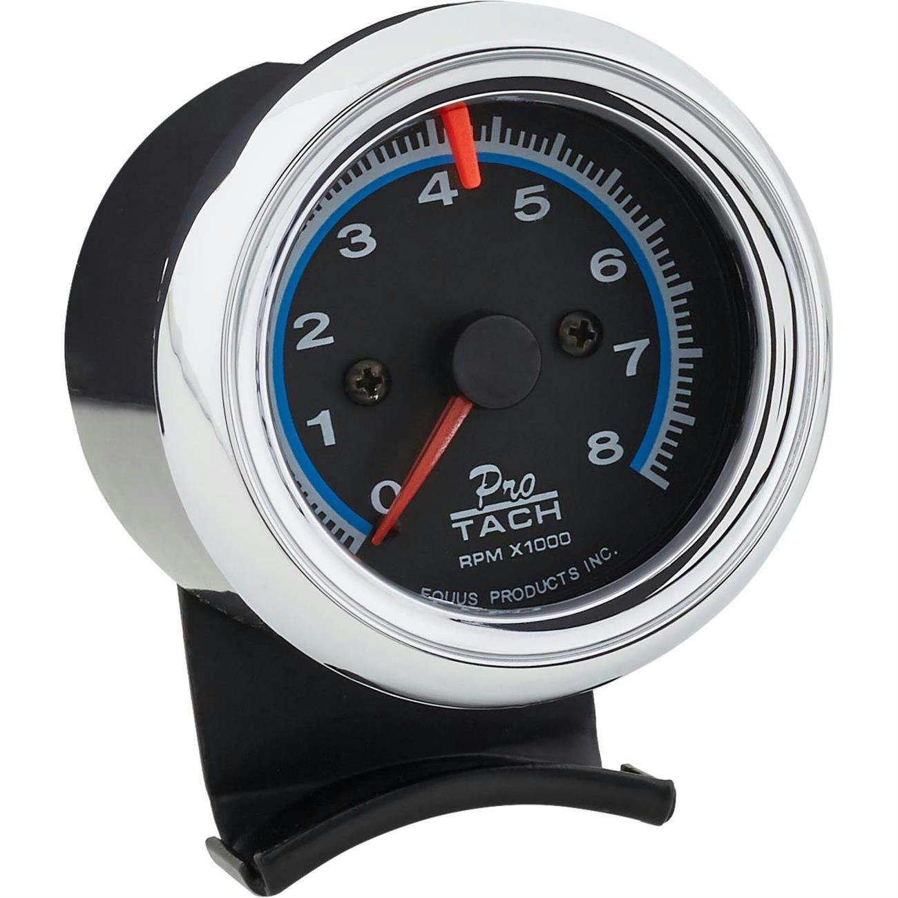 Equus E6076 6000 Series 2-1/2 Inch Chrome Tachometer, 8,000 RPM