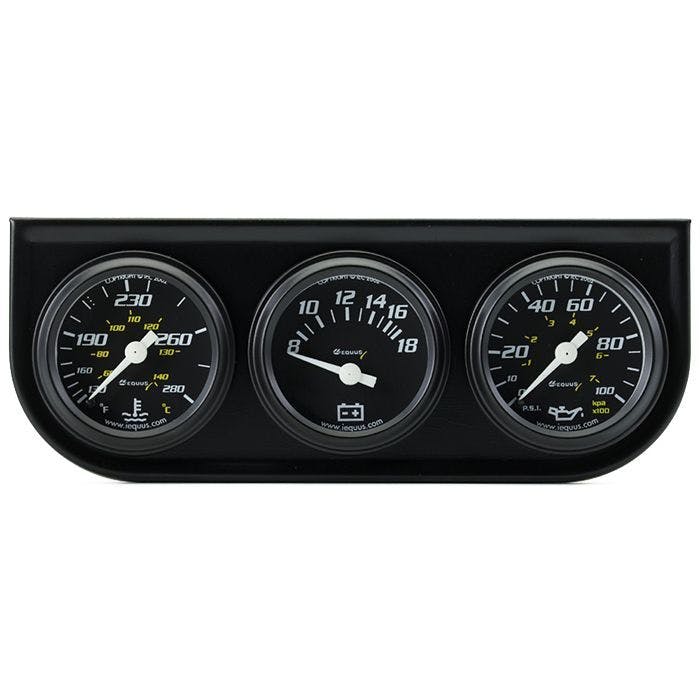 Equus E6100 6000 Series 1-1/2 Inch 3-Gauge Set, WT/Volt/OP