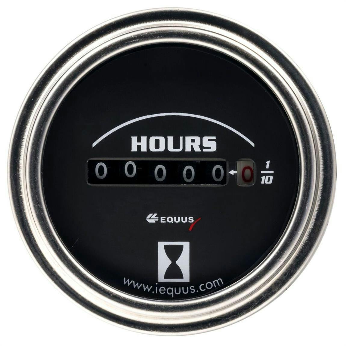 Equus E7210 7000 Series 2 Inch Electric Hourmeter, 10,000 Hours