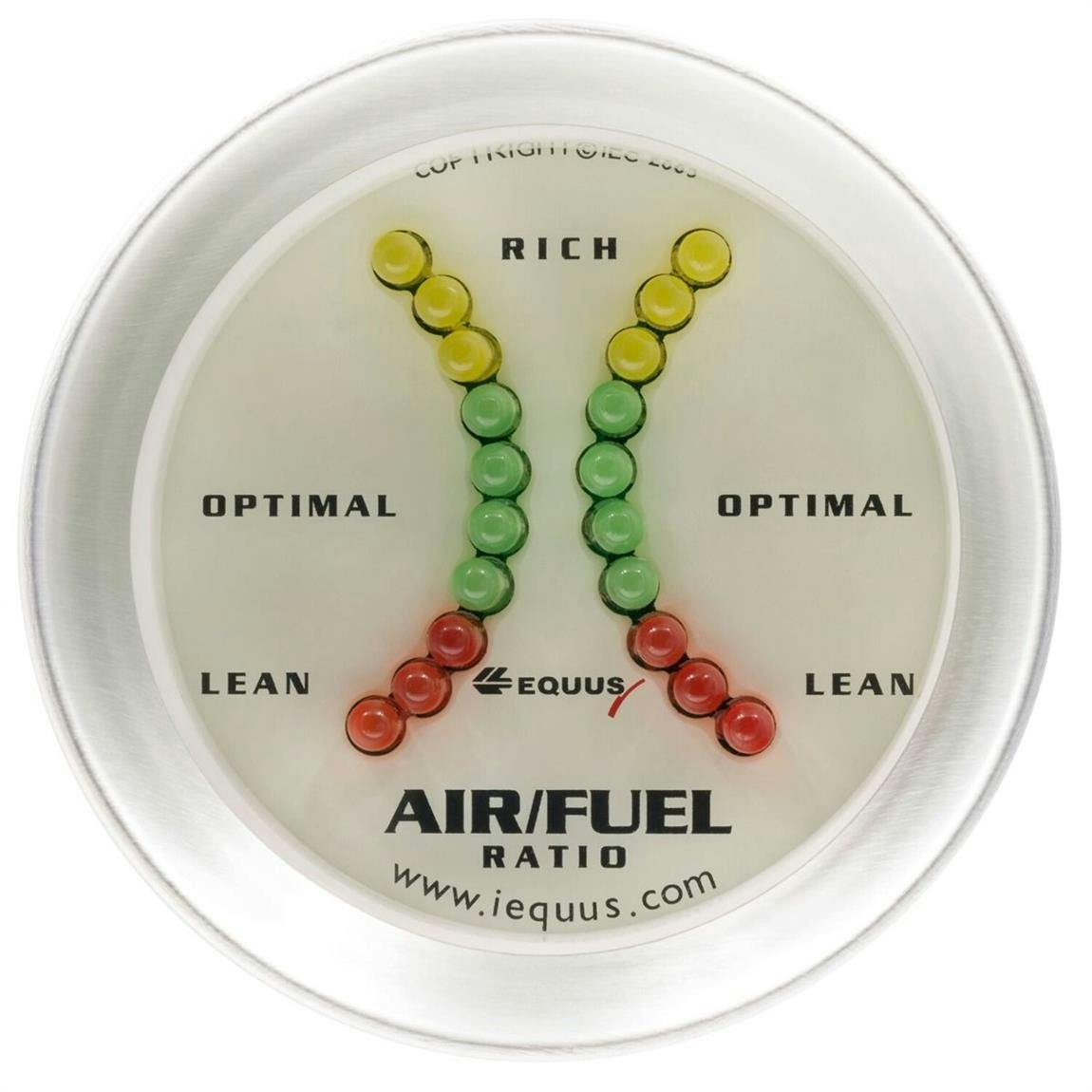 Equus E8366 8000 Series 2 Inch Electric Air/Fuel Ratio Gauge