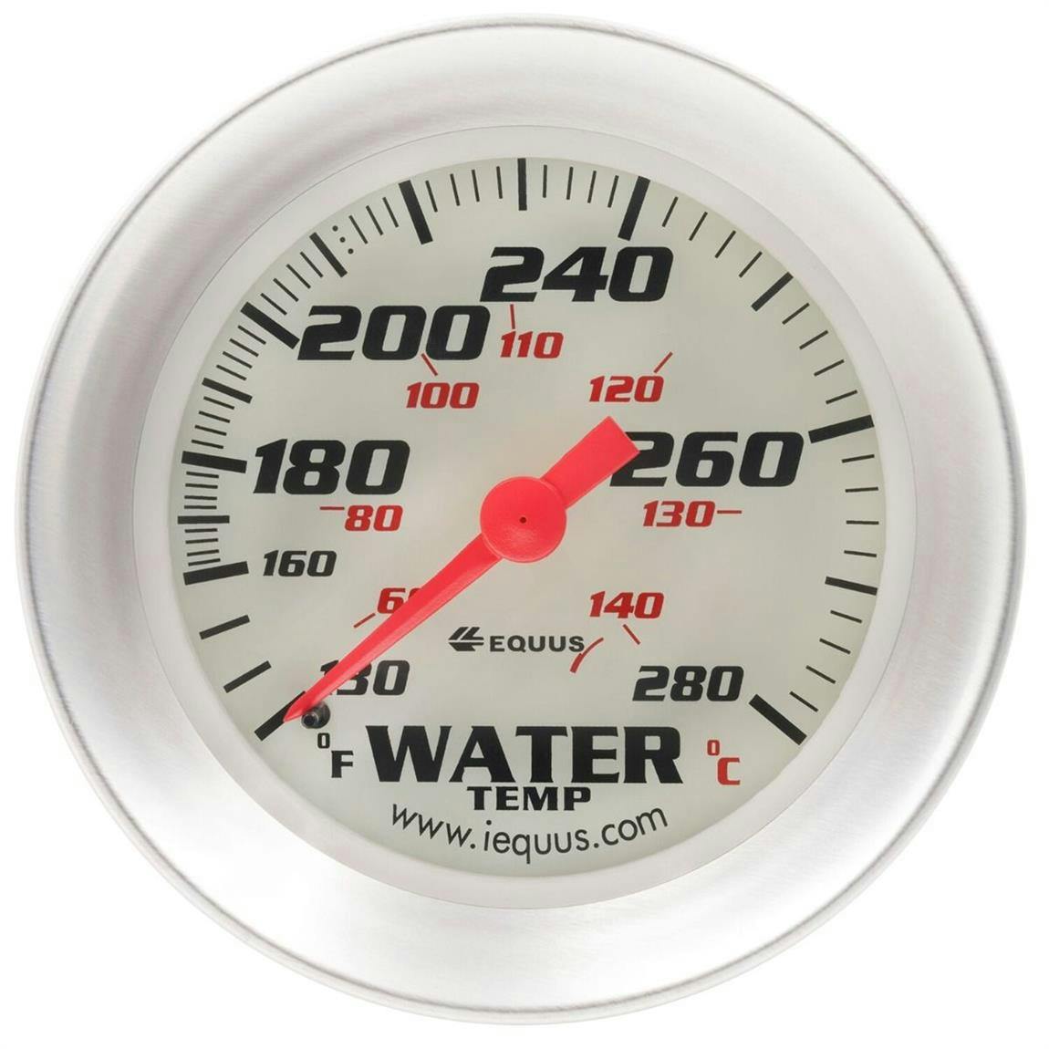 Equus E8442 8000 Series 2-5/8 Inch Mech. Water Temperature Gauge