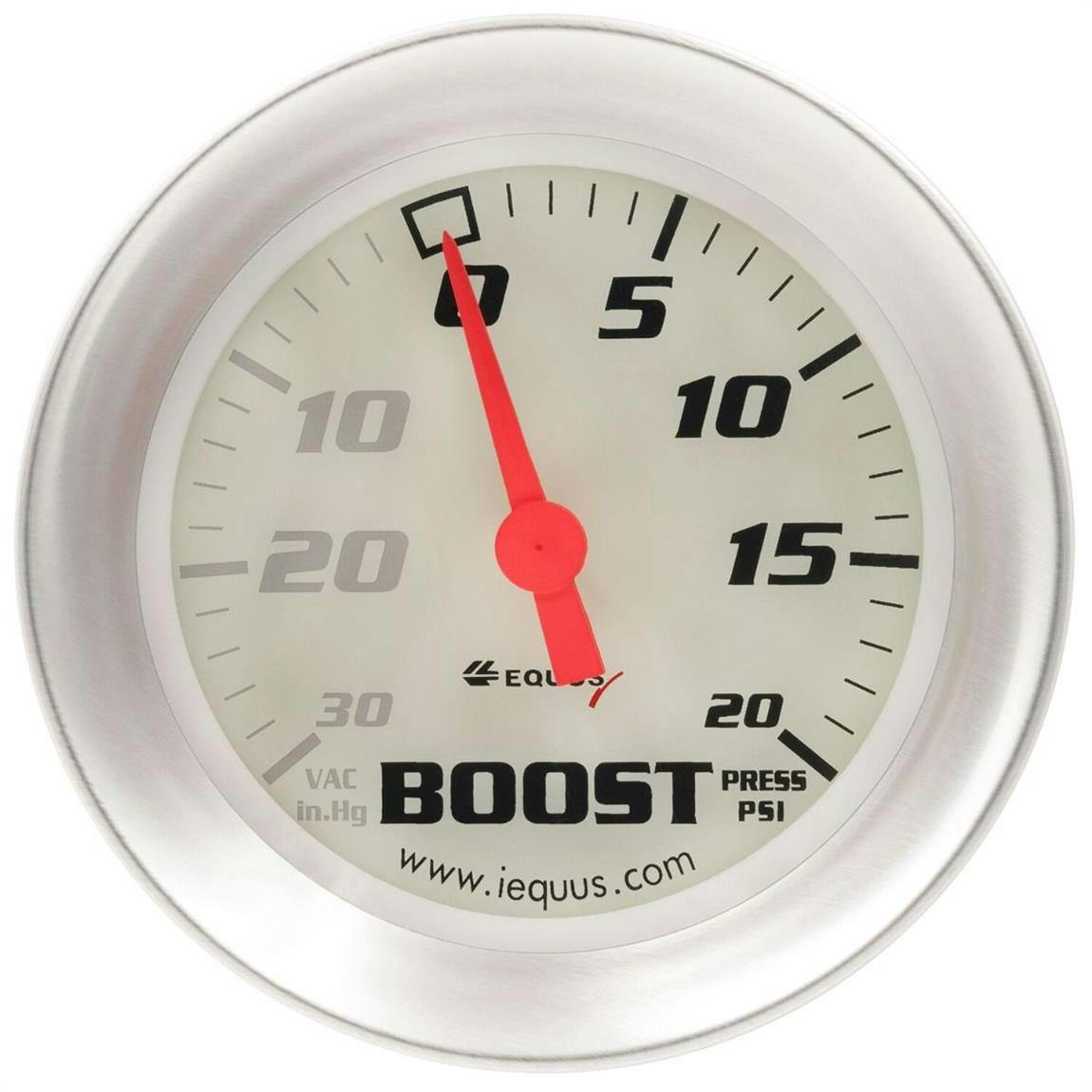 Equus E8457 8000 Series 2-5/8 Inch Mech. Vacuum Boost Gauge,30PSI
