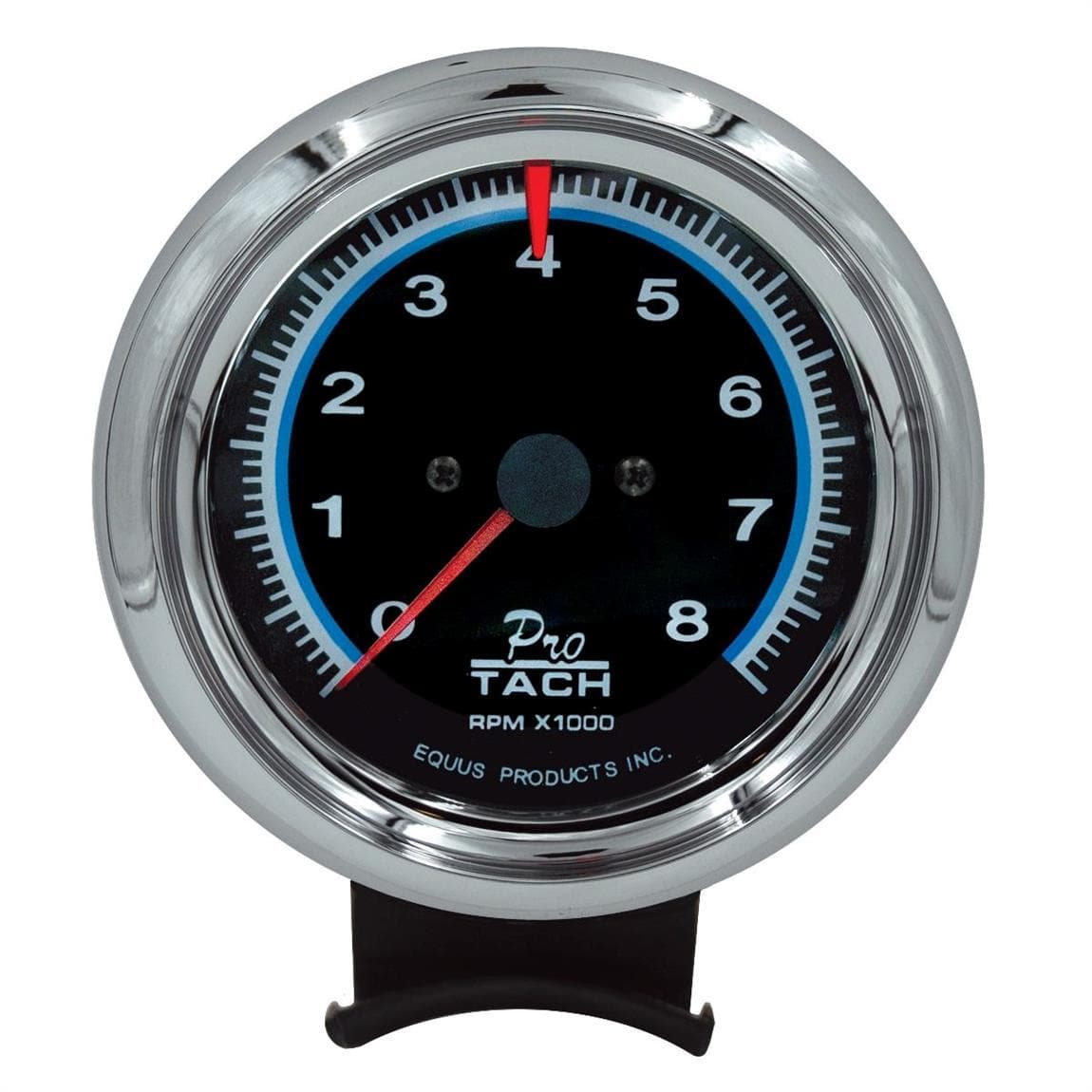 Equus E6078 6000 Series 3-3/8 Inch Chrome Tachometer, 8,000 RPM