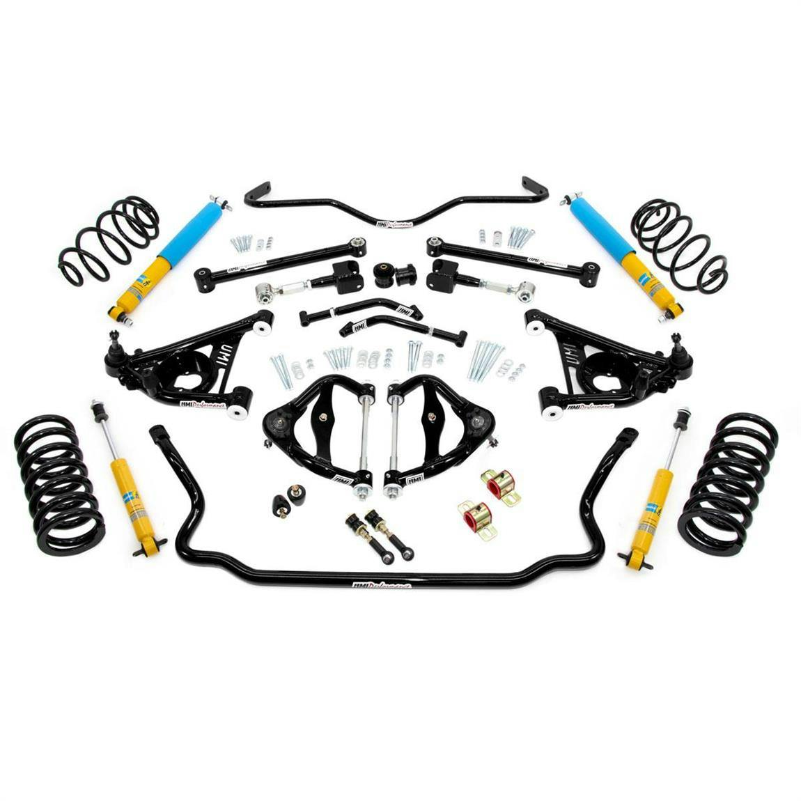 UMI GBF003-1-B 78-88 G-Body Stage 3 Kit, 1 Inch Lowering, Black