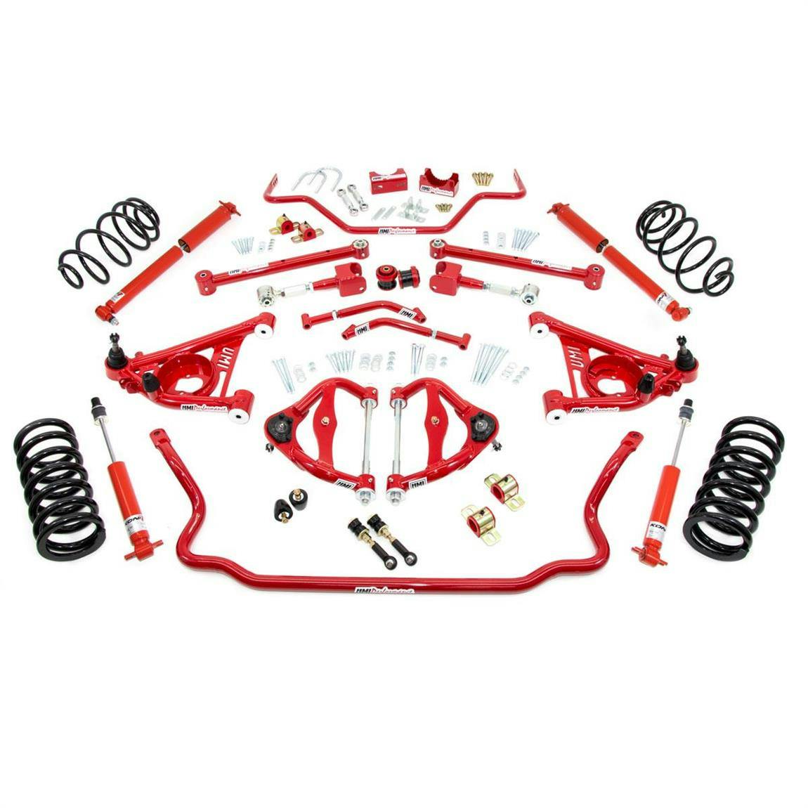 UMI GBF035-2-R 78-88 G-Body Kit, 2 Inch Lowering Stage 3.5, Red