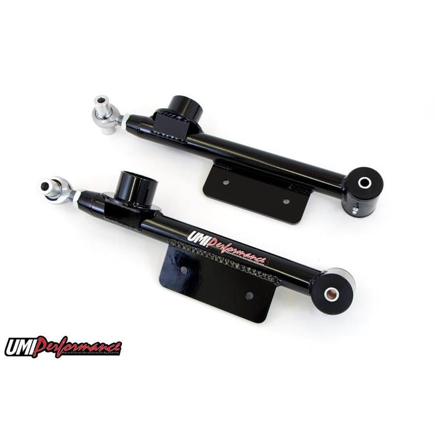 UMI 1014-B 99-04 Mustang Single Adj. Lower Control Arms, Black