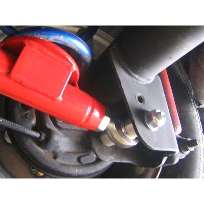 UMI 1015-B 79-98 Mustang Single Adj. Lower Control Arms, Black