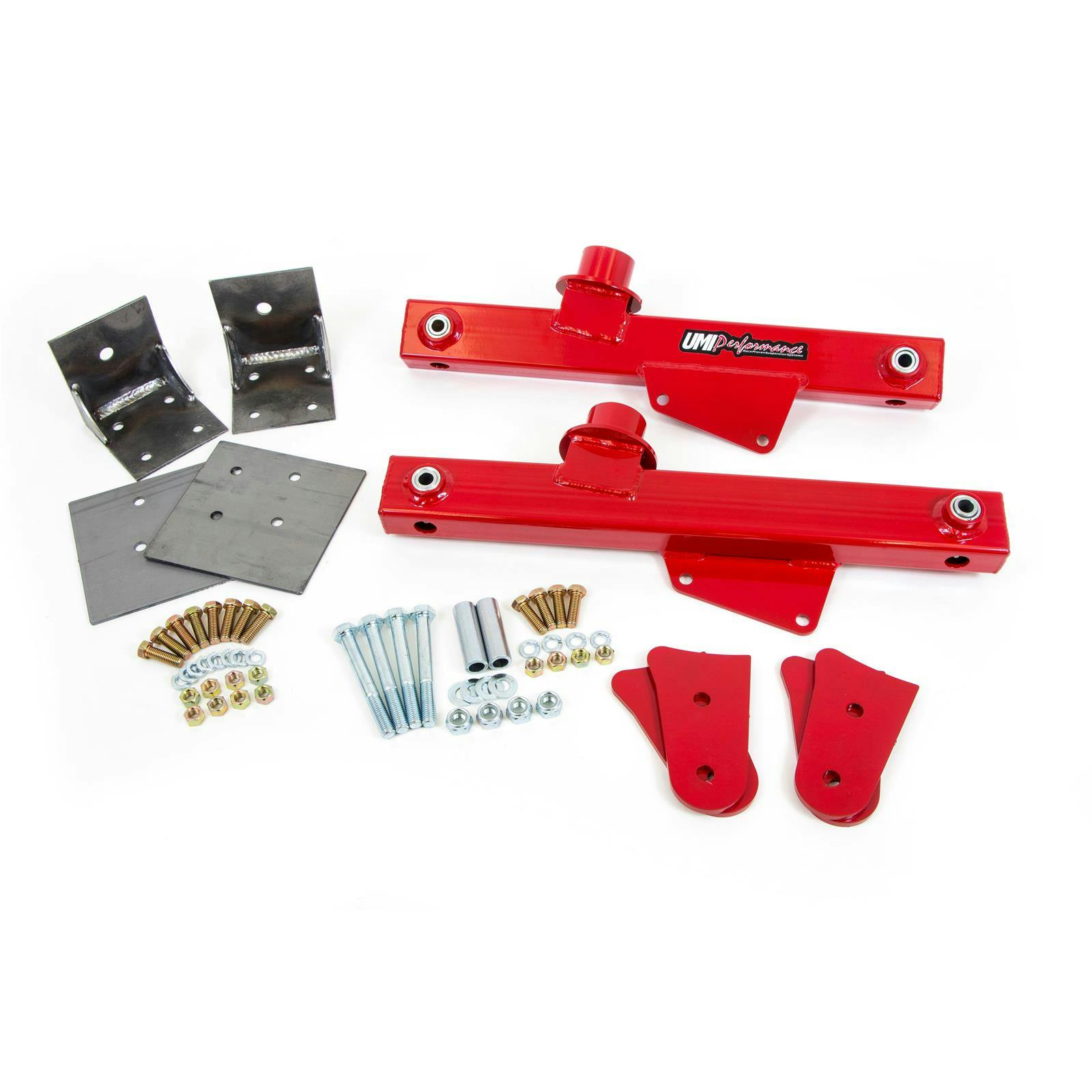 UMI 102500-R 79-93 Mustang Stage 1 Strip Grip Kit, Lift Bars, Red