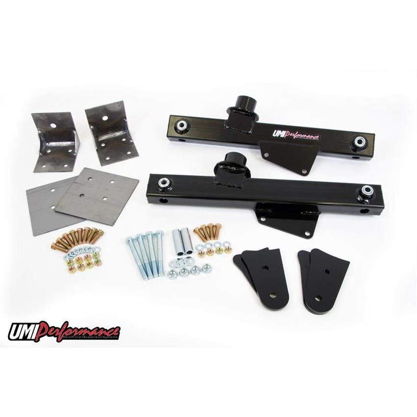 UMI 102620-B 99-04 Mustang Stage 1 Strip Grip Kit,Lift Bars,Black