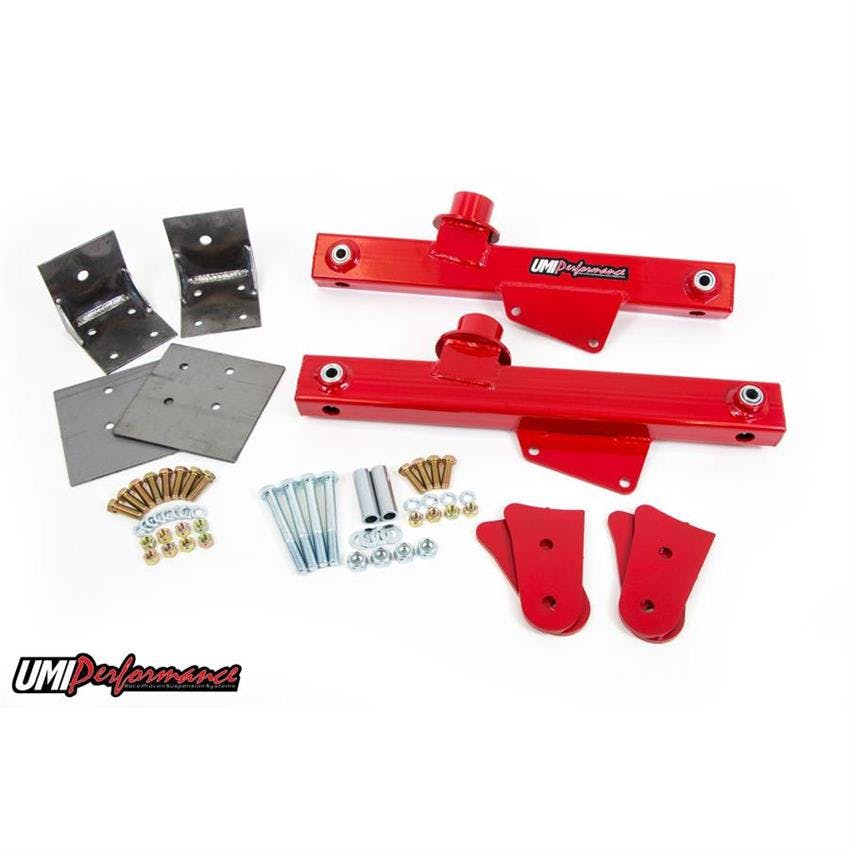 UMI 102620-R 99-04 Mustang Stage 1 Strip Grip Kit, Lift Bars, Red