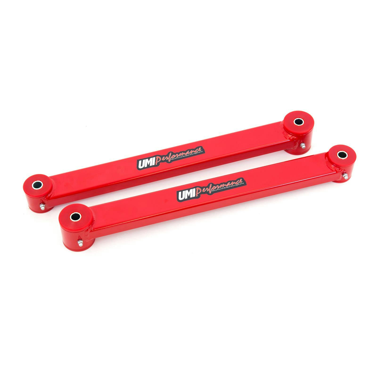 UMI 1034-R 05-14 Mustang Rear Lower Control Arms, Boxed, Red