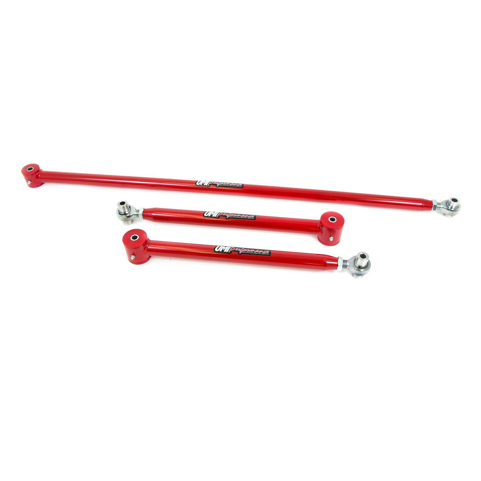 UMI 201621-R 82-02 F-Body Single Adj Lower Arms&Panhard Bar, Red