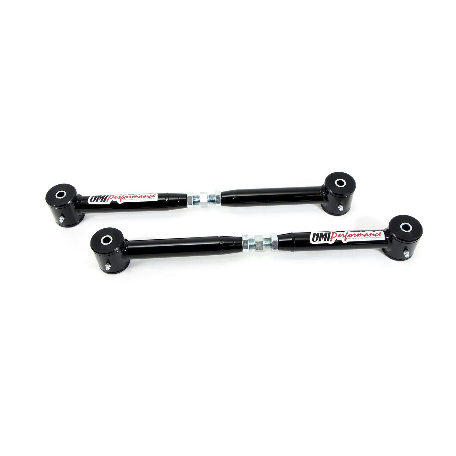 UMI 2018CM-B 82-02 F-Body Adj Lower Control Arms, Poly,CrMo,Black