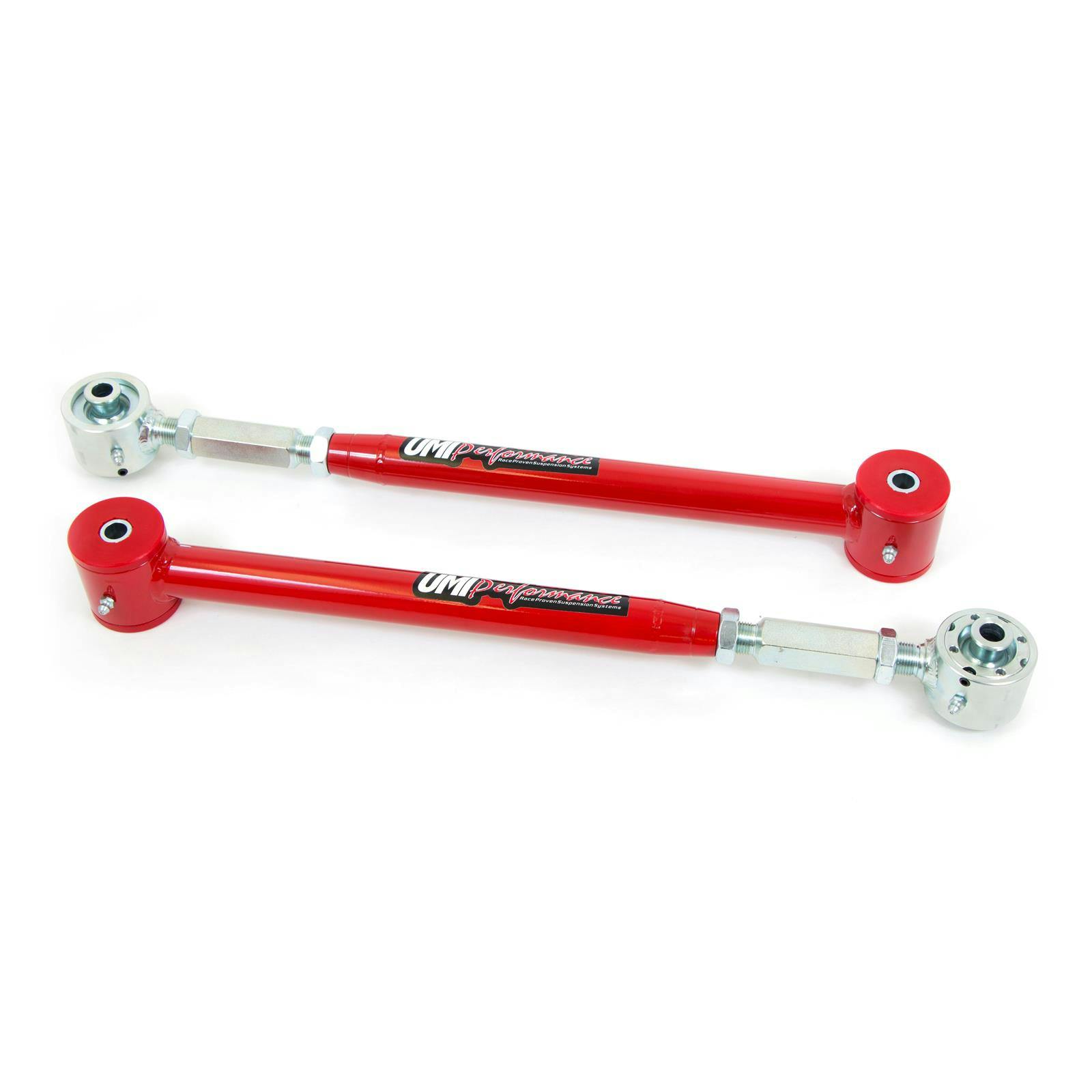 UMI 2039-R 82-02 F-Body Adj. Control Arms PolyRoto-Joint, Red