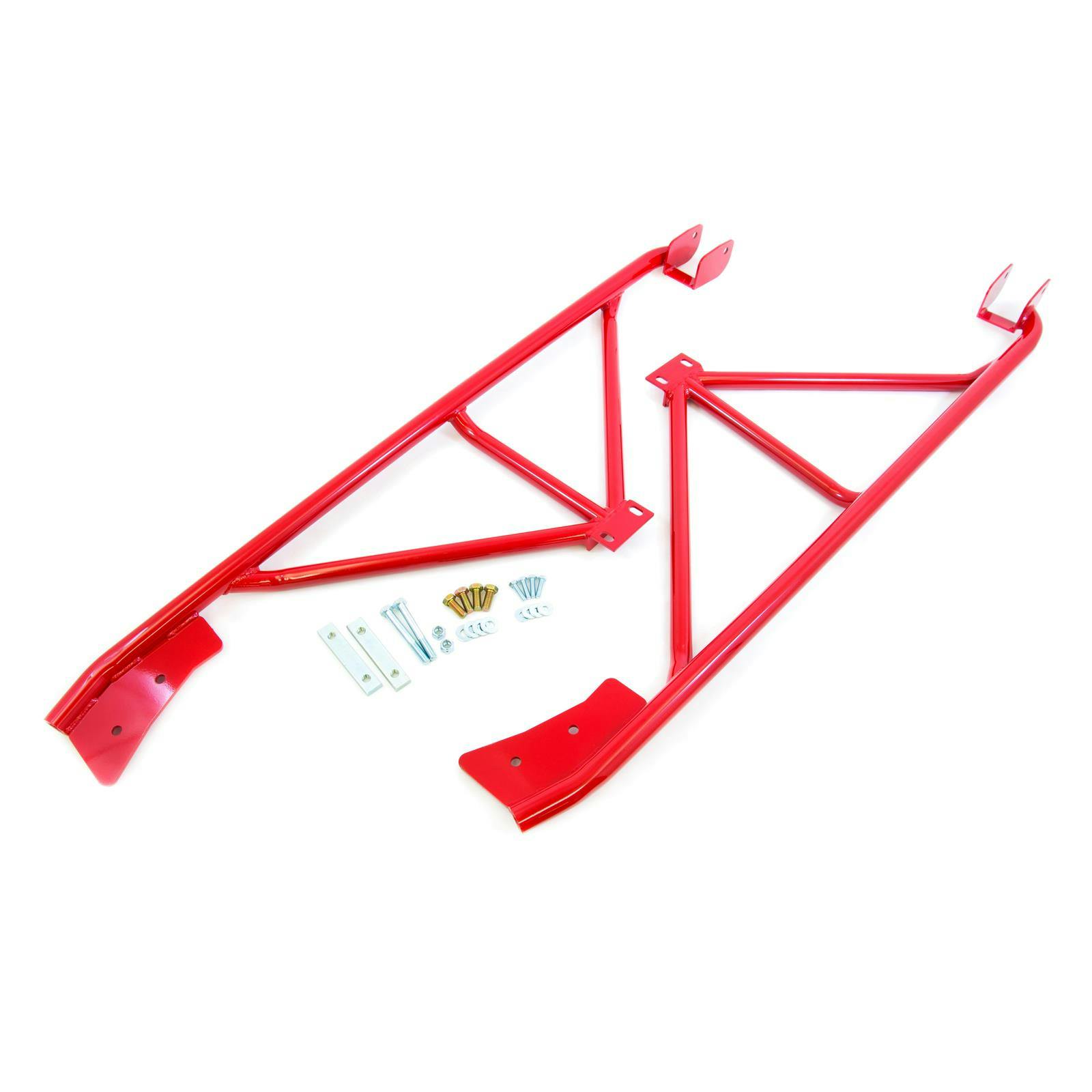 UMI 2044-R 93-02 F-Body 3-Point Subframe Connector, Bolt In, Red