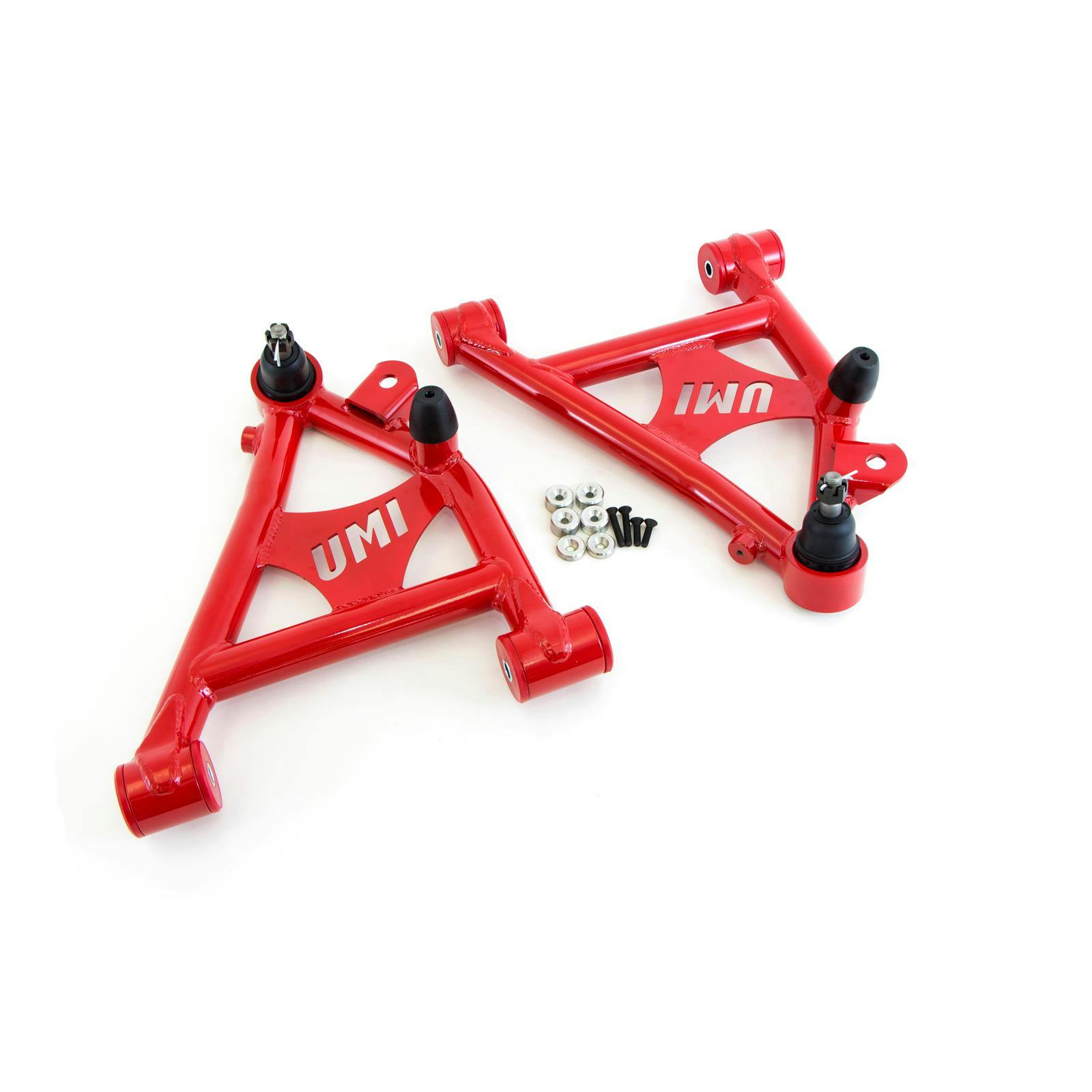 UMI 2051-R 82-92 F-Body Coilover Front Lower A-Arms, Poly, Red